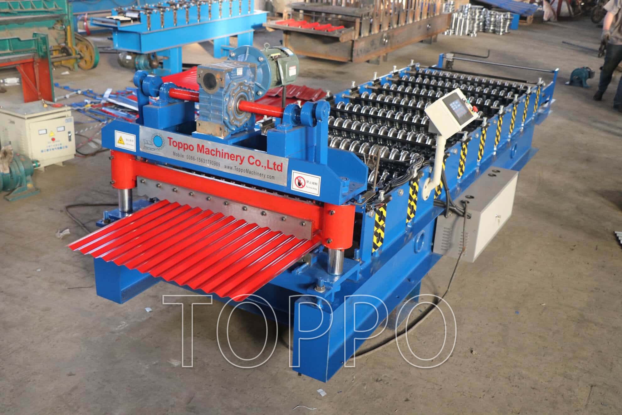 OEM ODM AG Roofing Panel Roll Forming Machine