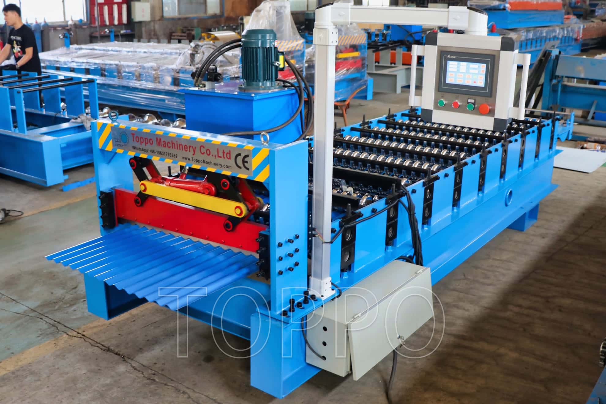 OEM ODM AG Roofing Panel Roll Forming Machine Automatic High-Speed Metal Roof Sheet Line