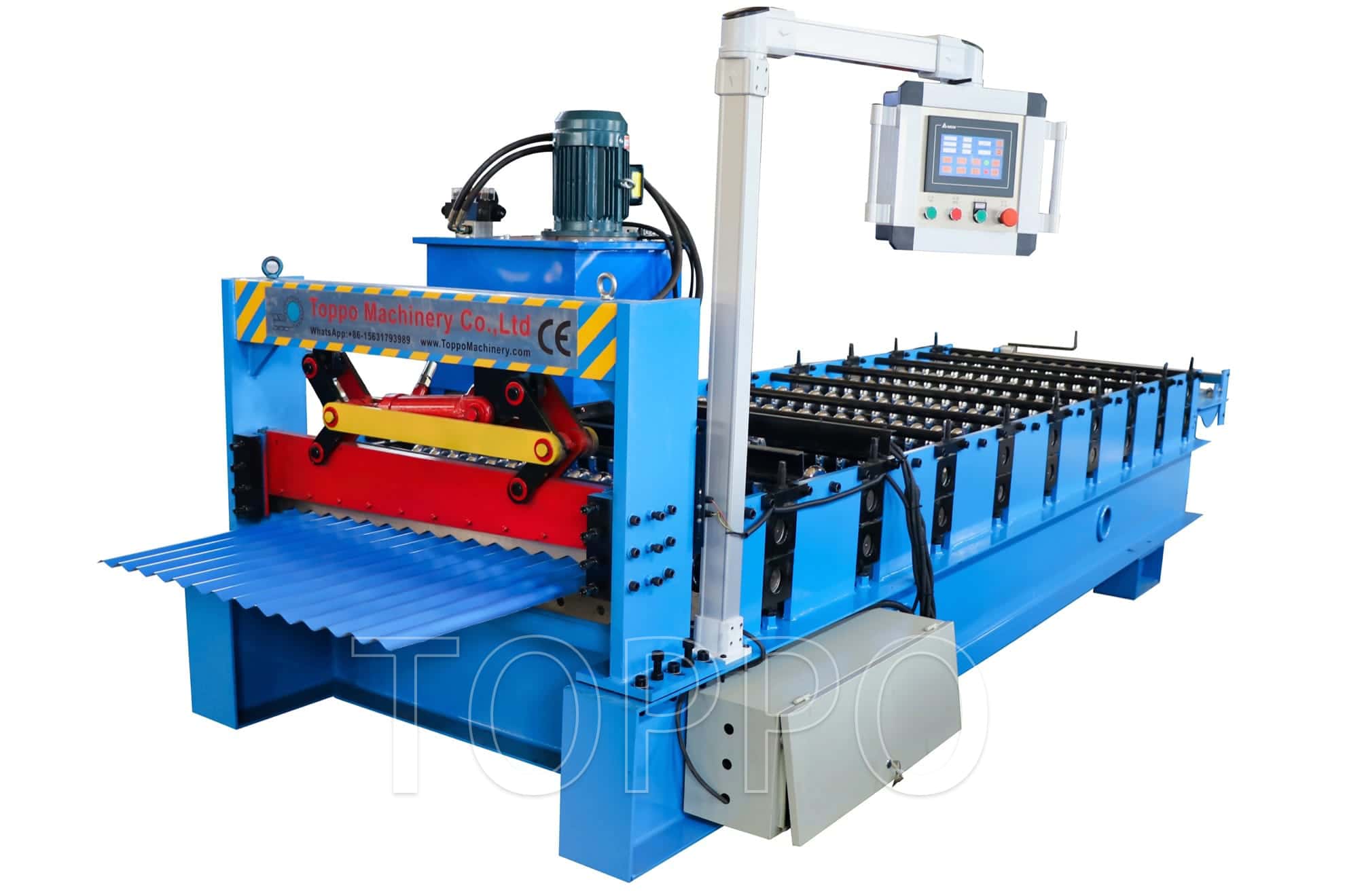 High Precision Automatic Corrugated Roofing Sheet Roll Forming Machine