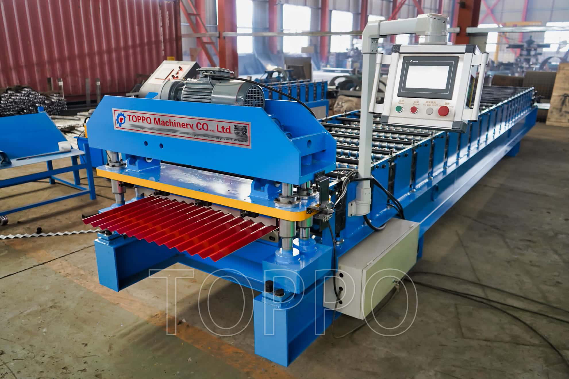 OEM ODM AG Roofing Panel Roll Forming Machine Automatic Corrugated Metal Sheet Production Line