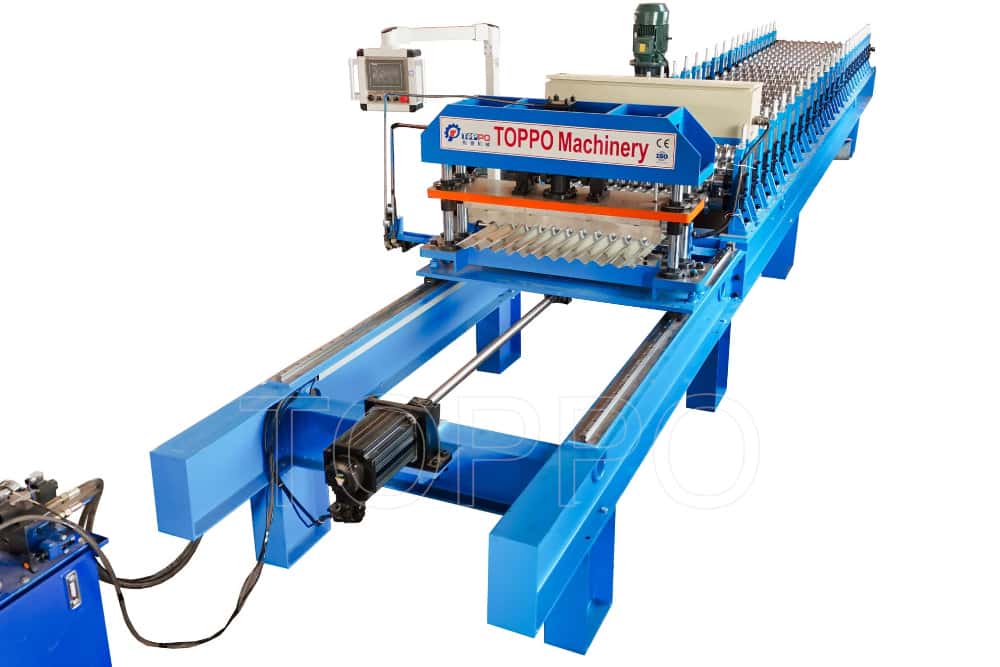 OEM ODM AG Roofing Panel Making Machine Automatic Metal Roof Sheet Roll Forming Line Equipment