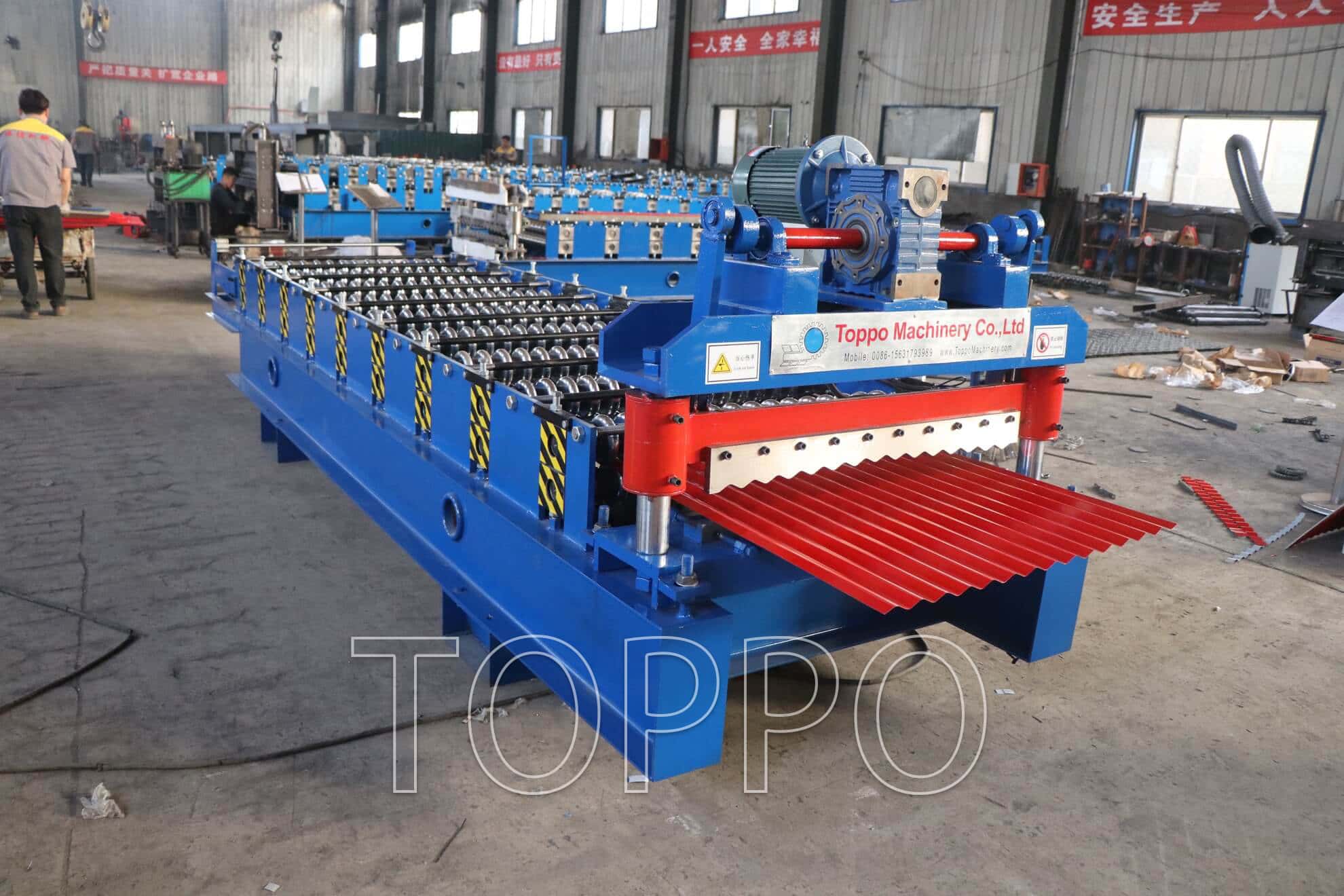 Advanced Corrugated Roll Forming Machine for Metal Roofing Sheet Production