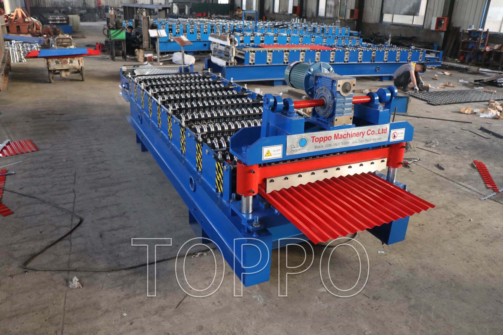 OEM ODM AG Roofing Panel Roll Forming Machine