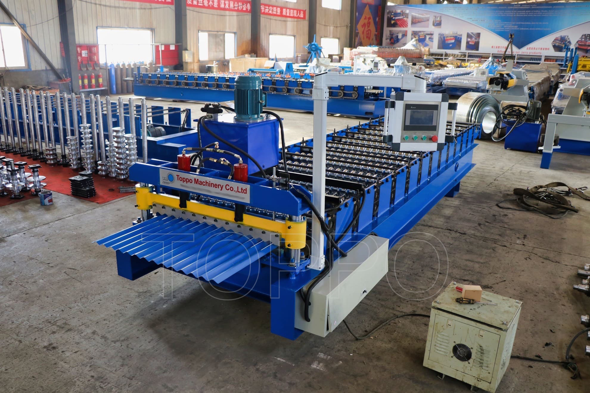 OEM ODM AG Roofing Panel Roll Forming Machine