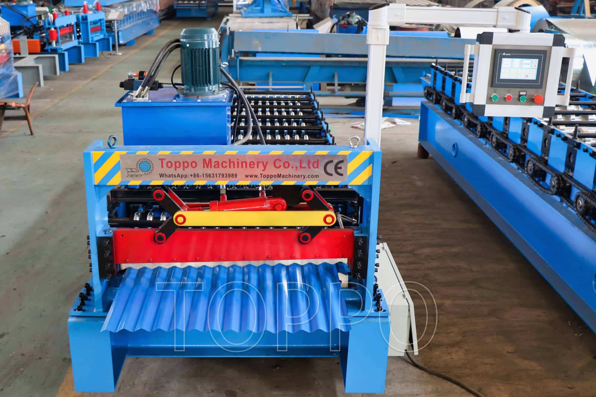 Automatic Corrugated Roll Forming Machine for Metal Roofing