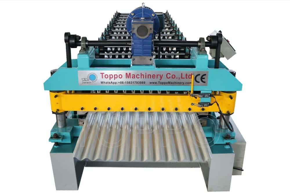 PLC Automatic Corrugated Roll Forming Machine for Roofing Sheet Production