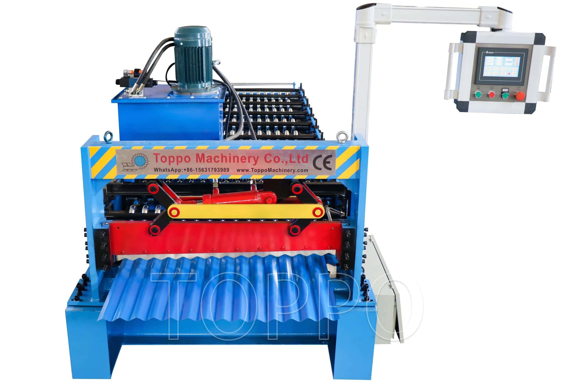 High Precision Automatic Corrugated Roofing Sheet Roll Forming Machine