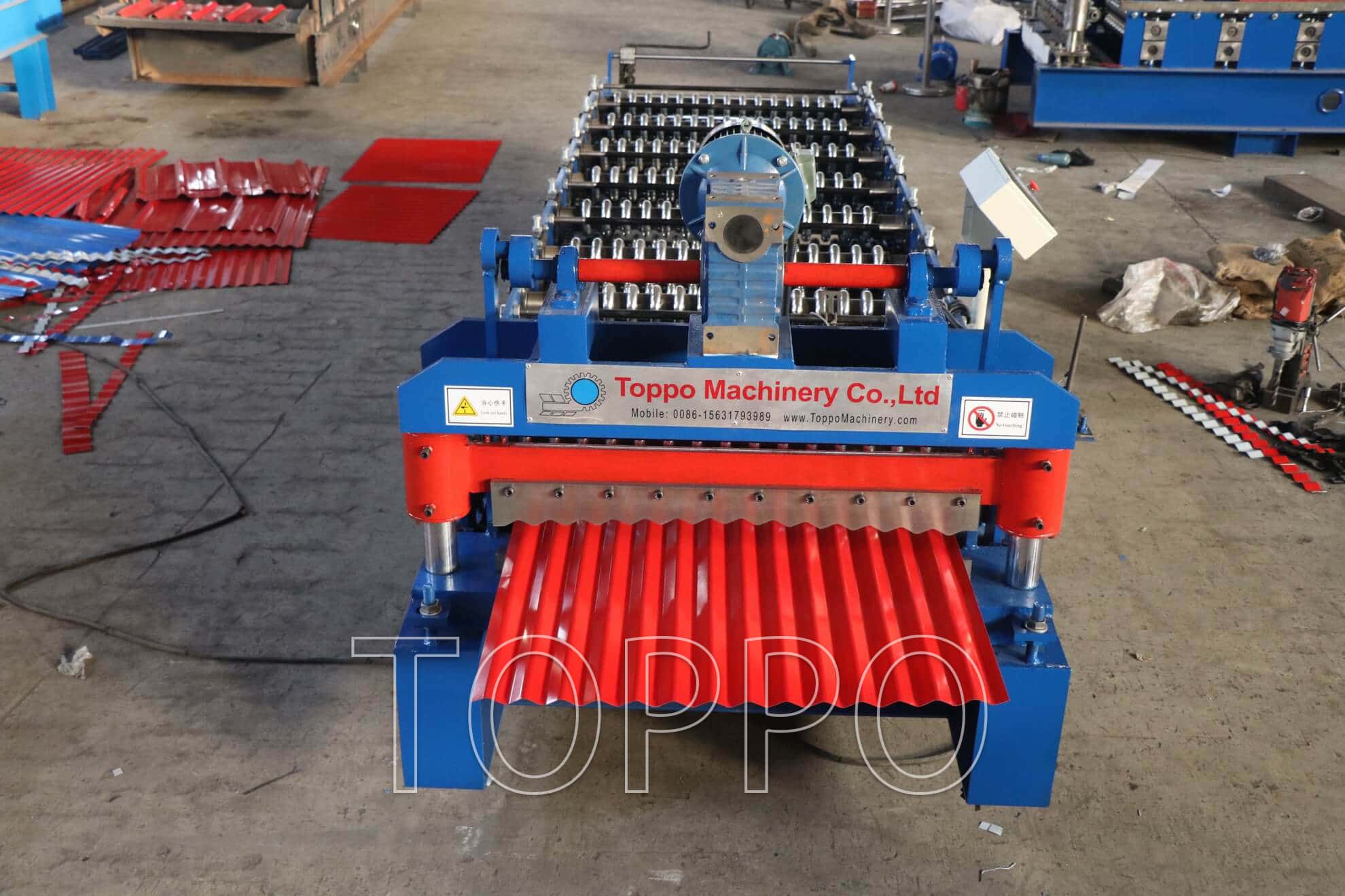 OEM ODM AG Roofing Panel Roll Forming Machine