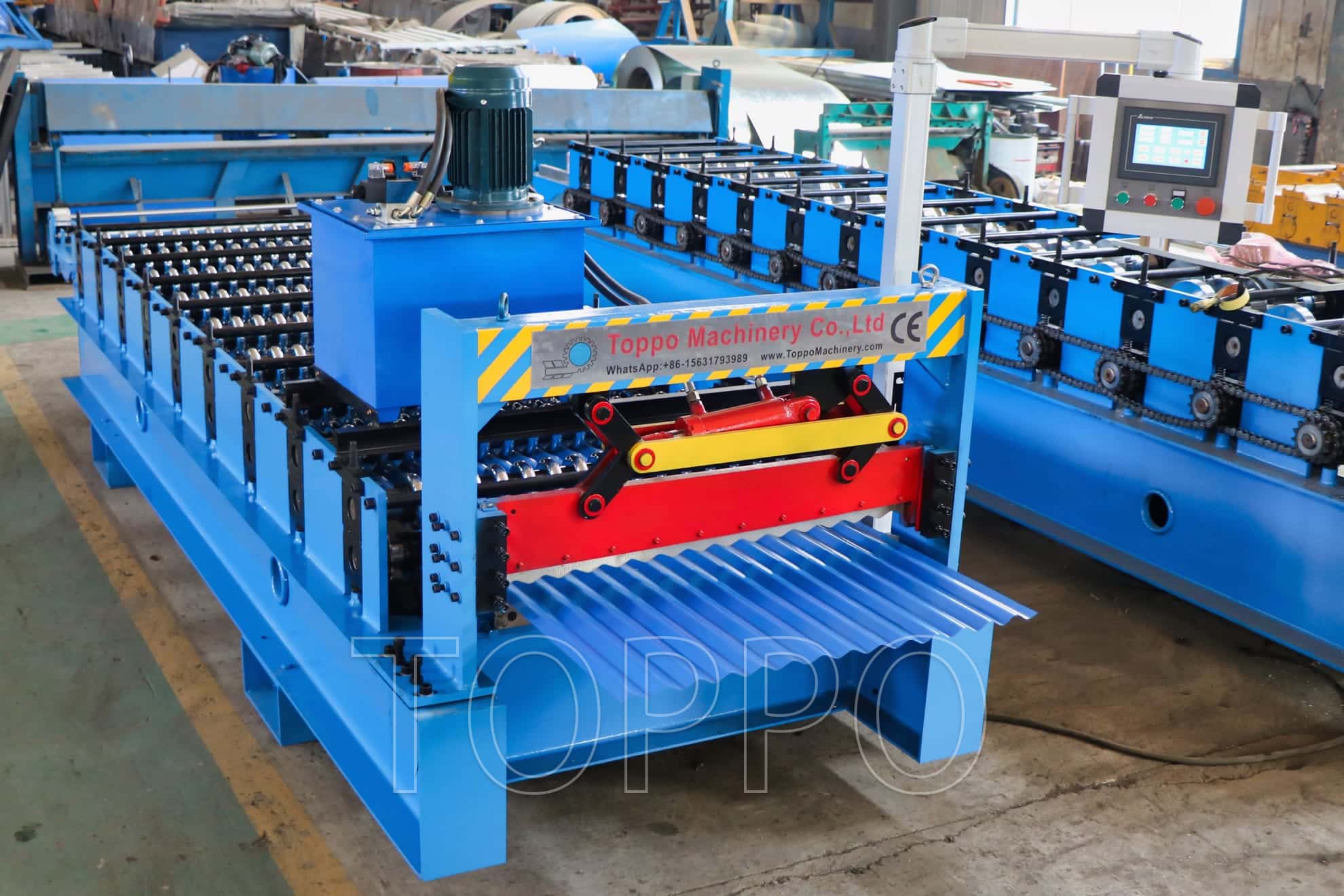 Automatic Corrugated Roll Forming Machine for Metal Roofing