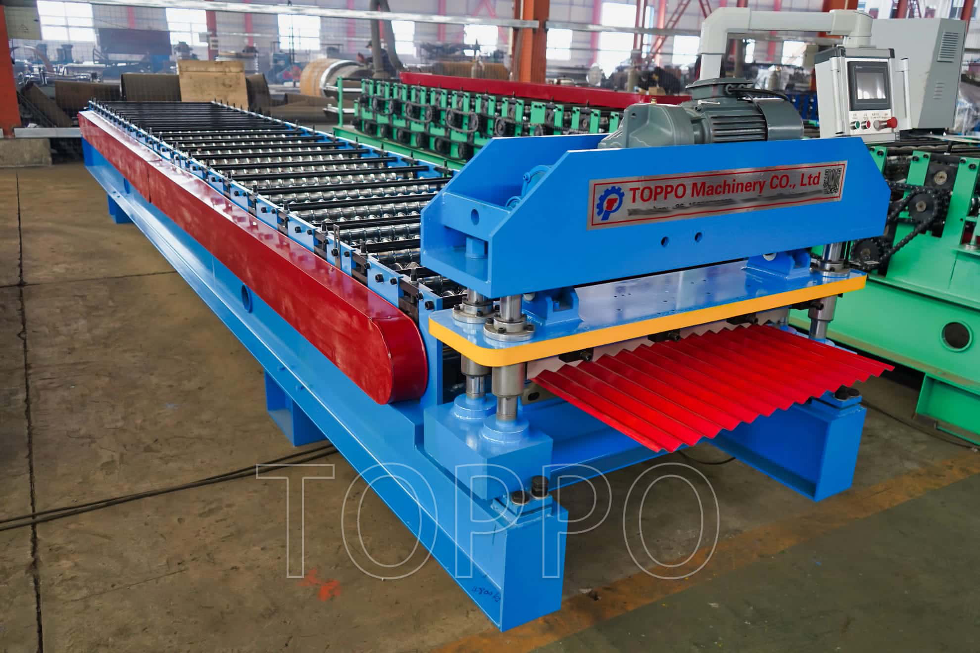 Fully Automatic Corrugated Roll Forming Machine for Metal Roofing Panel Production