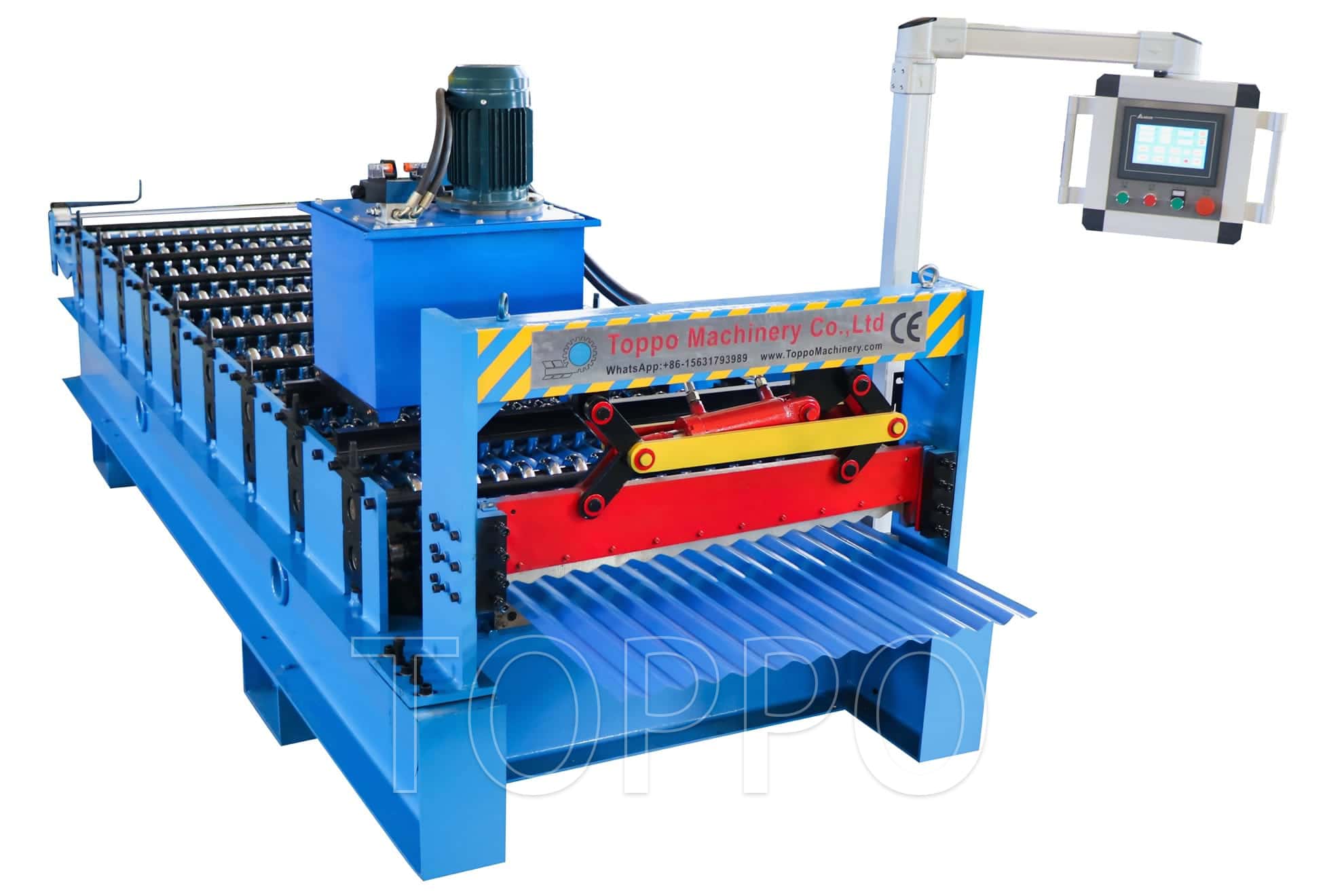 High Precision Automatic Corrugated Roofing Sheet Roll Forming Machine