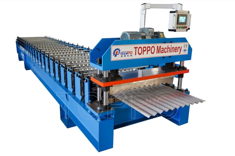 Automatic Hydraulic Corrugated Metal Roofing Sheet Roll Forming Machine