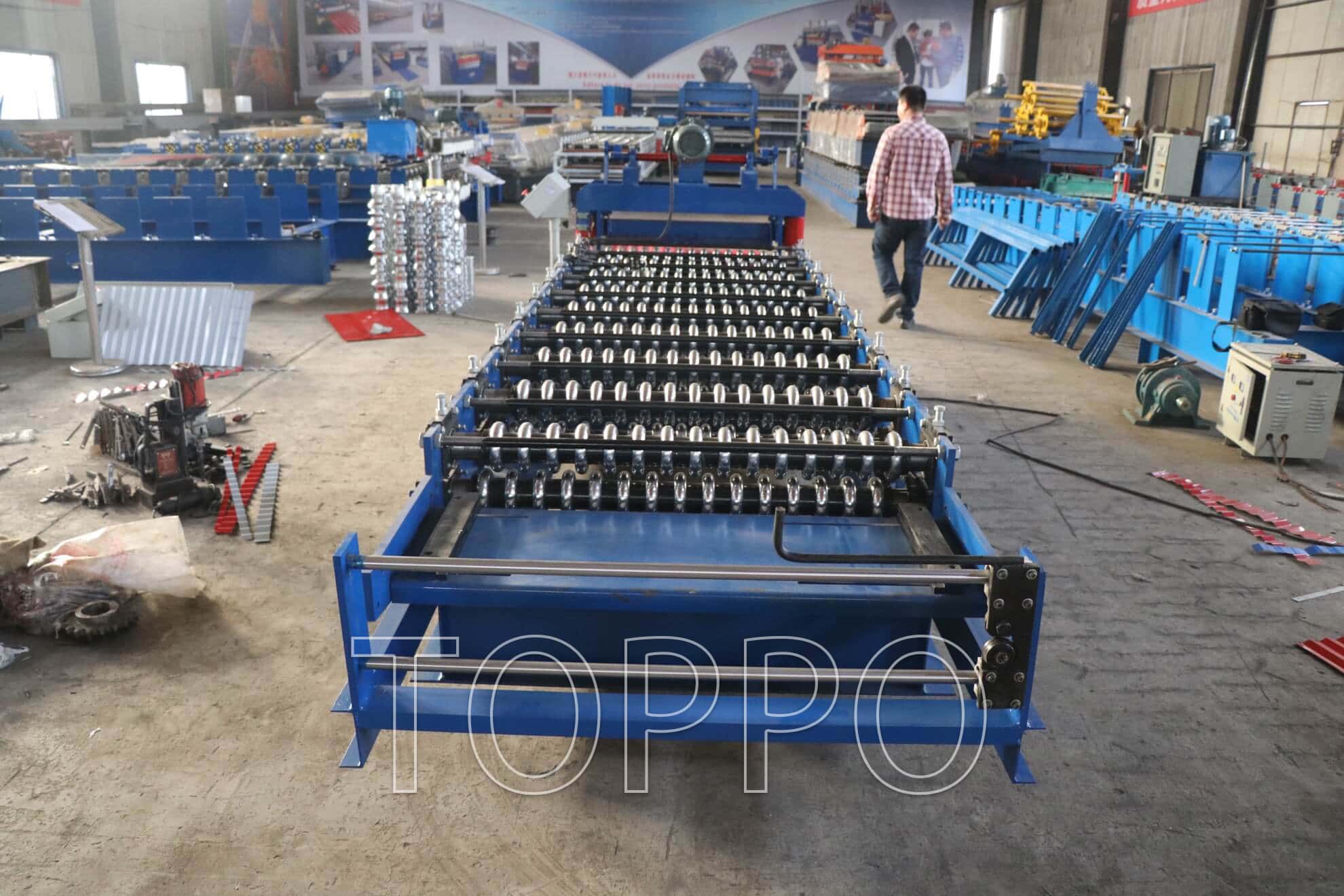 OEM ODM AG Roofing Panel Roll Forming Machine
