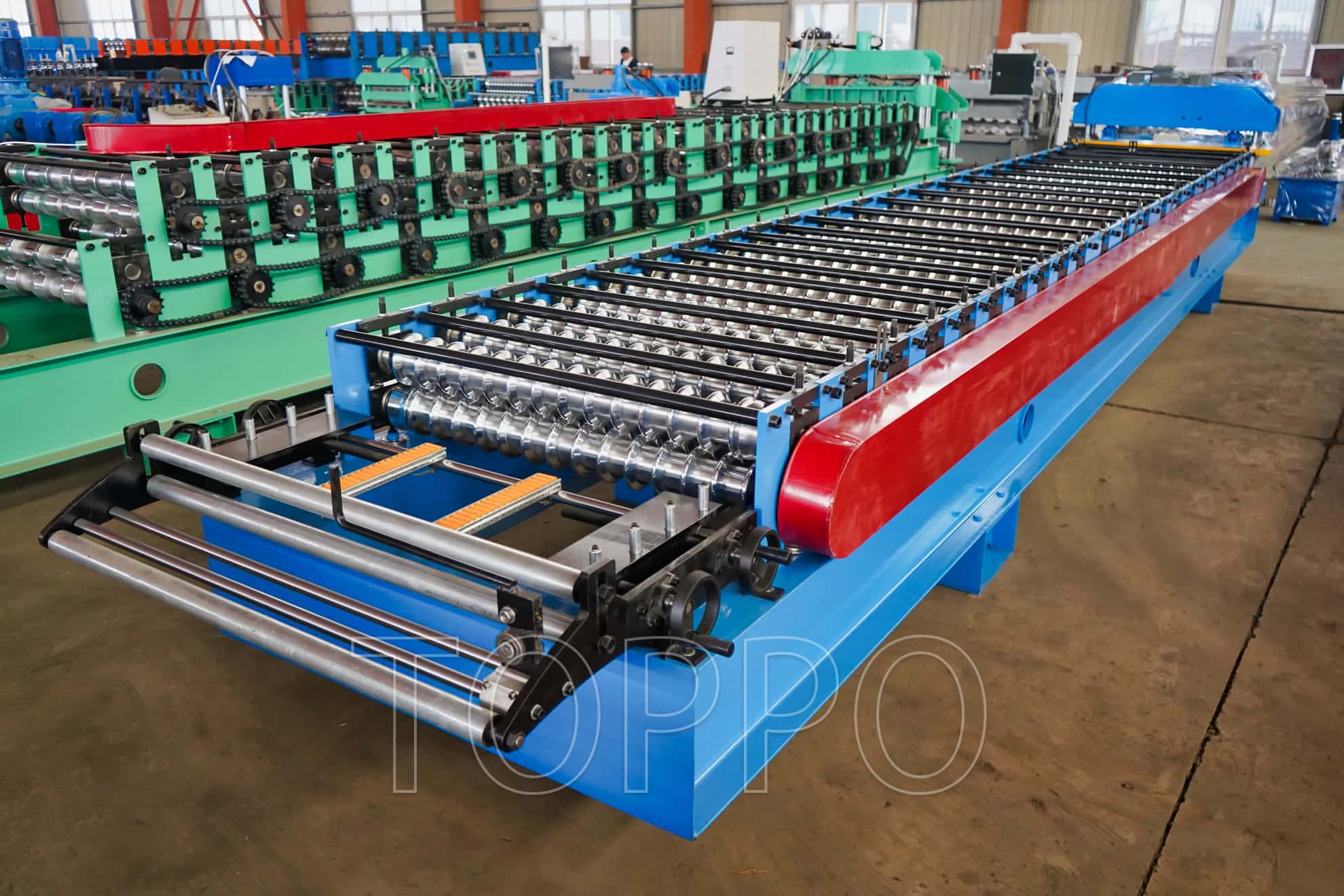 OEM ODM AG Roofing Panel Roll Forming Machine Automatic Corrugated Metal Sheet Production Line