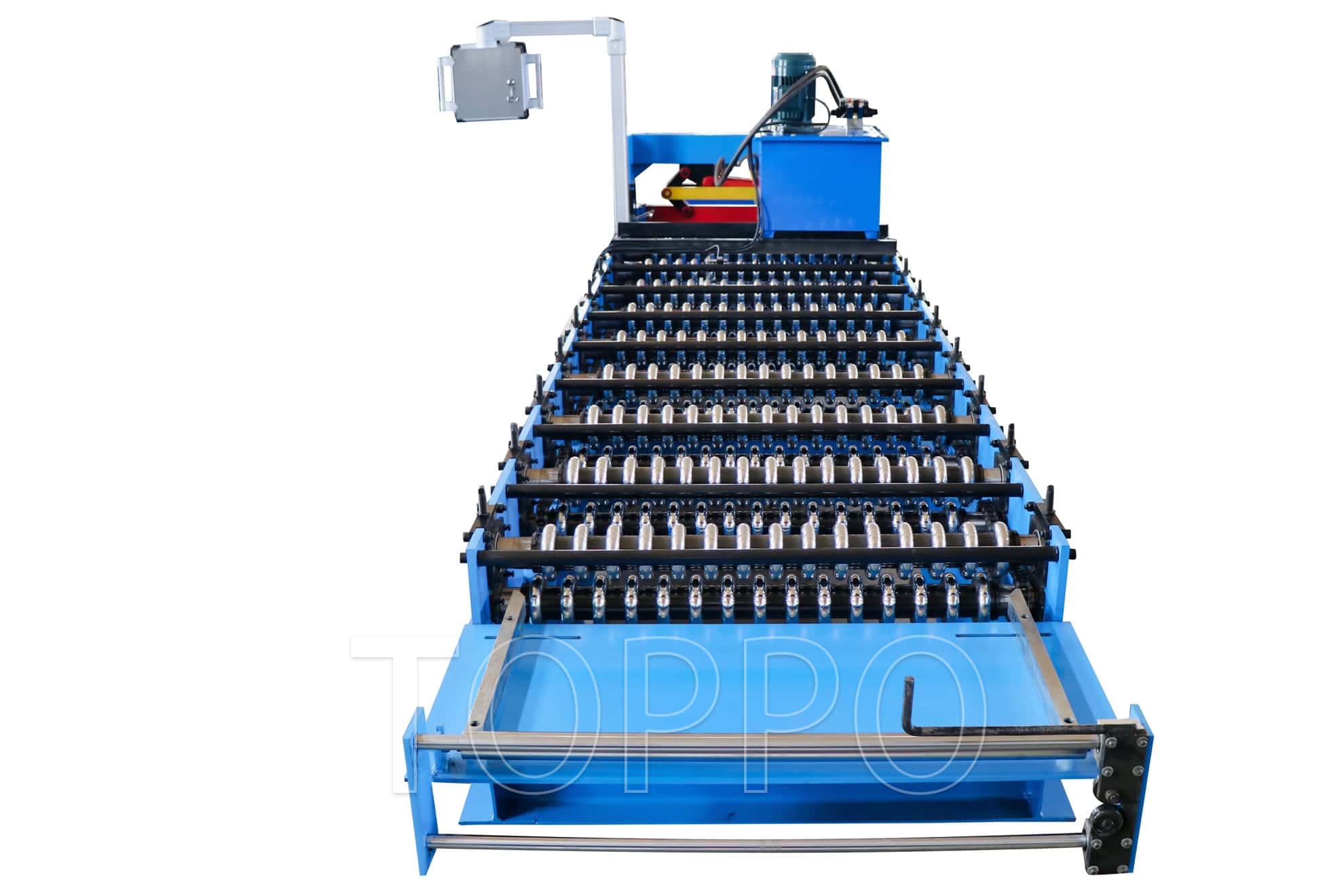 High-Efficiency Corrugated Roll Forming Machine with PLC Control