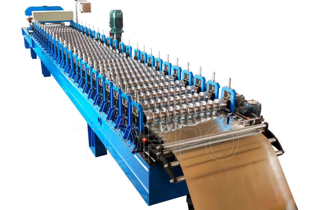 OEM ODM AG Roofing Panel Making Machine Automatic Metal Roof Sheet Roll Forming Line Equipment