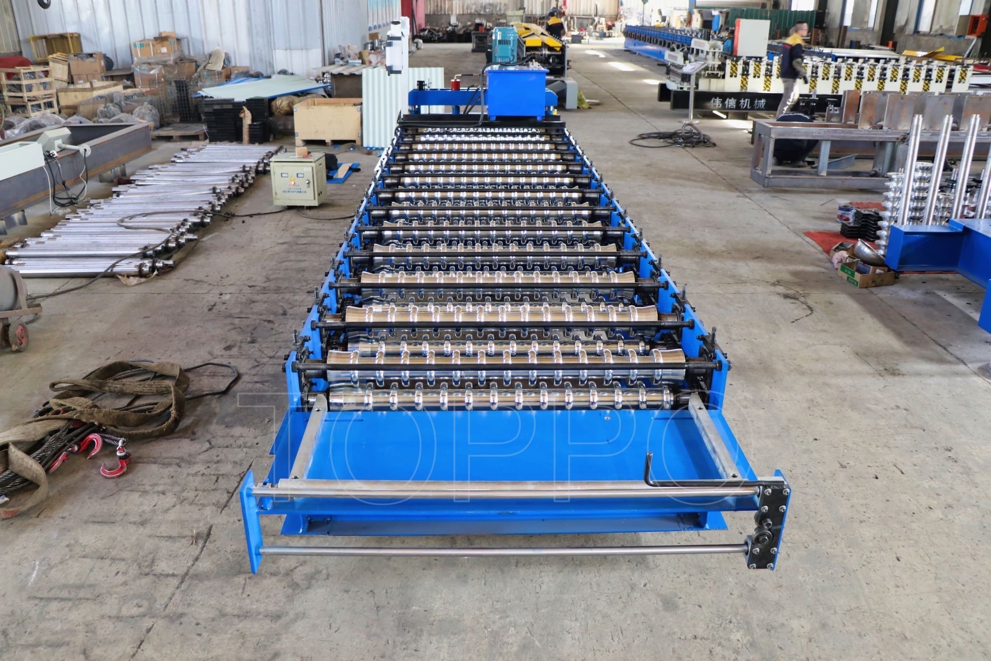 OEM ODM AG Roofing Panel Roll Forming Machine