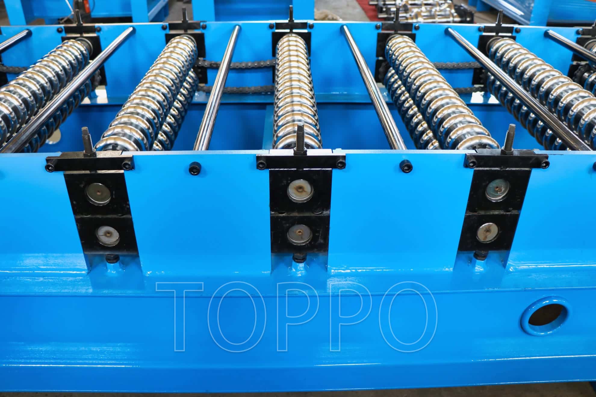 High-Efficiency Corrugated Roll Forming Machine with PLC Control