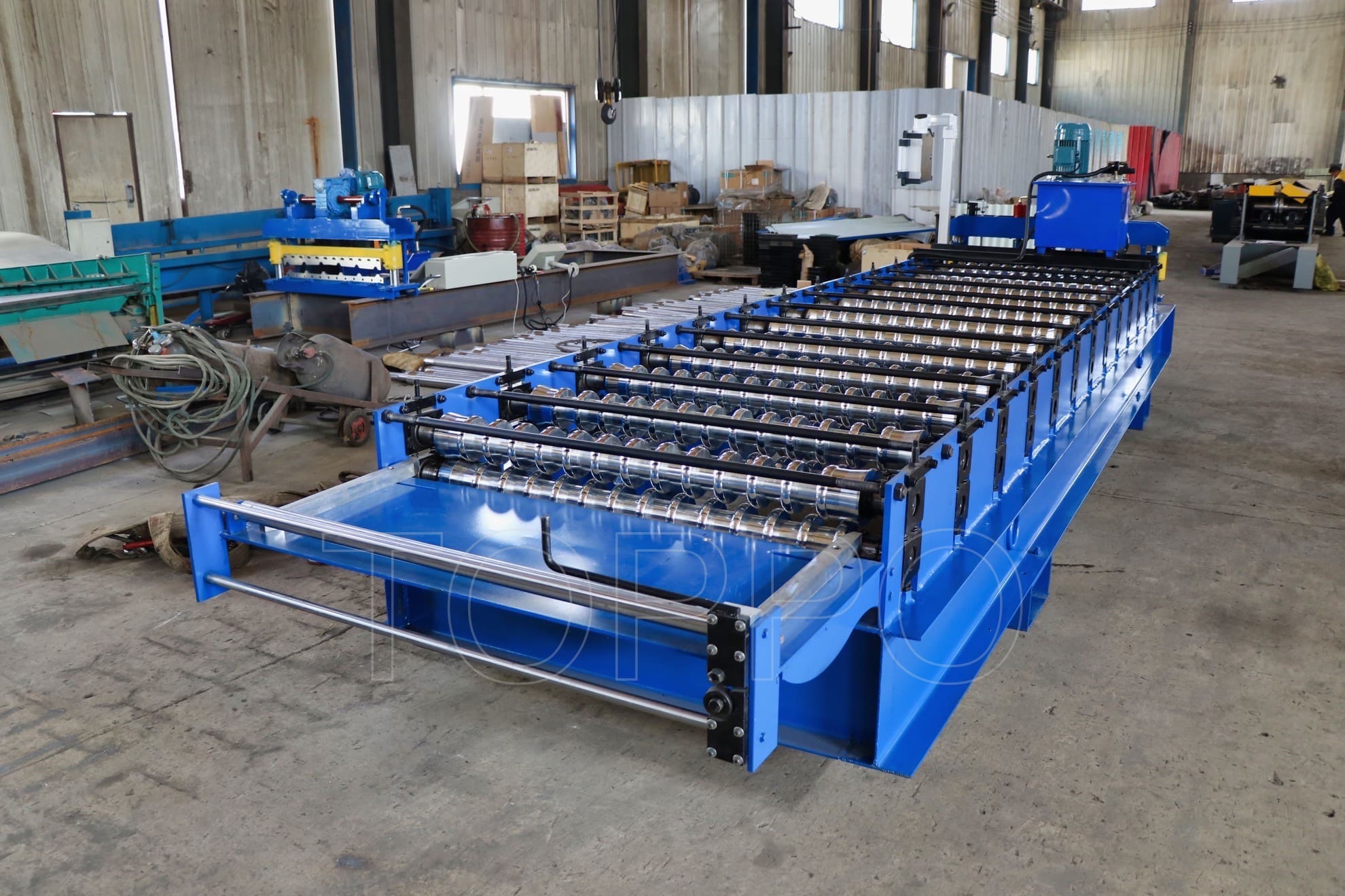 High Performance Corrugated Roll Forming Machine for Metal Roofing Sheet Production Line