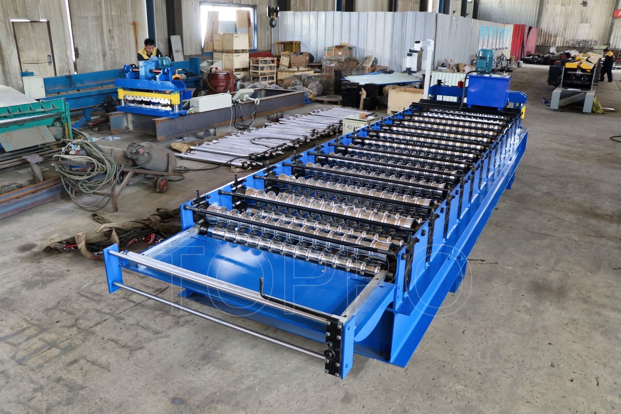 OEM ODM AG Roofing Panel Roll Forming Machine