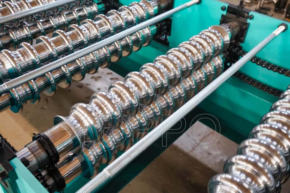 Automatic High Precision Corrugated Roll Forming Machine for Metal Roofing Sheets