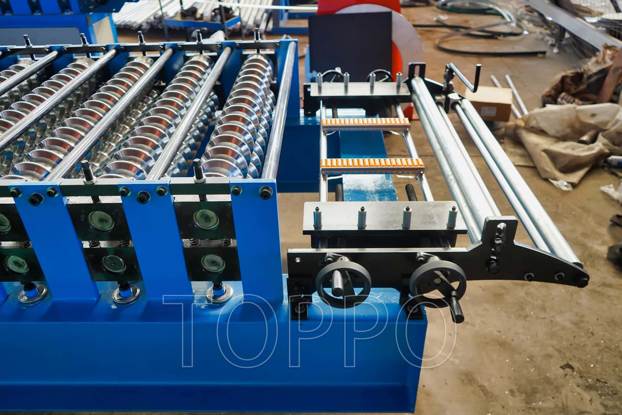 High Efficiency Automatic Corrugated Roofing Sheet Roll Forming Machine