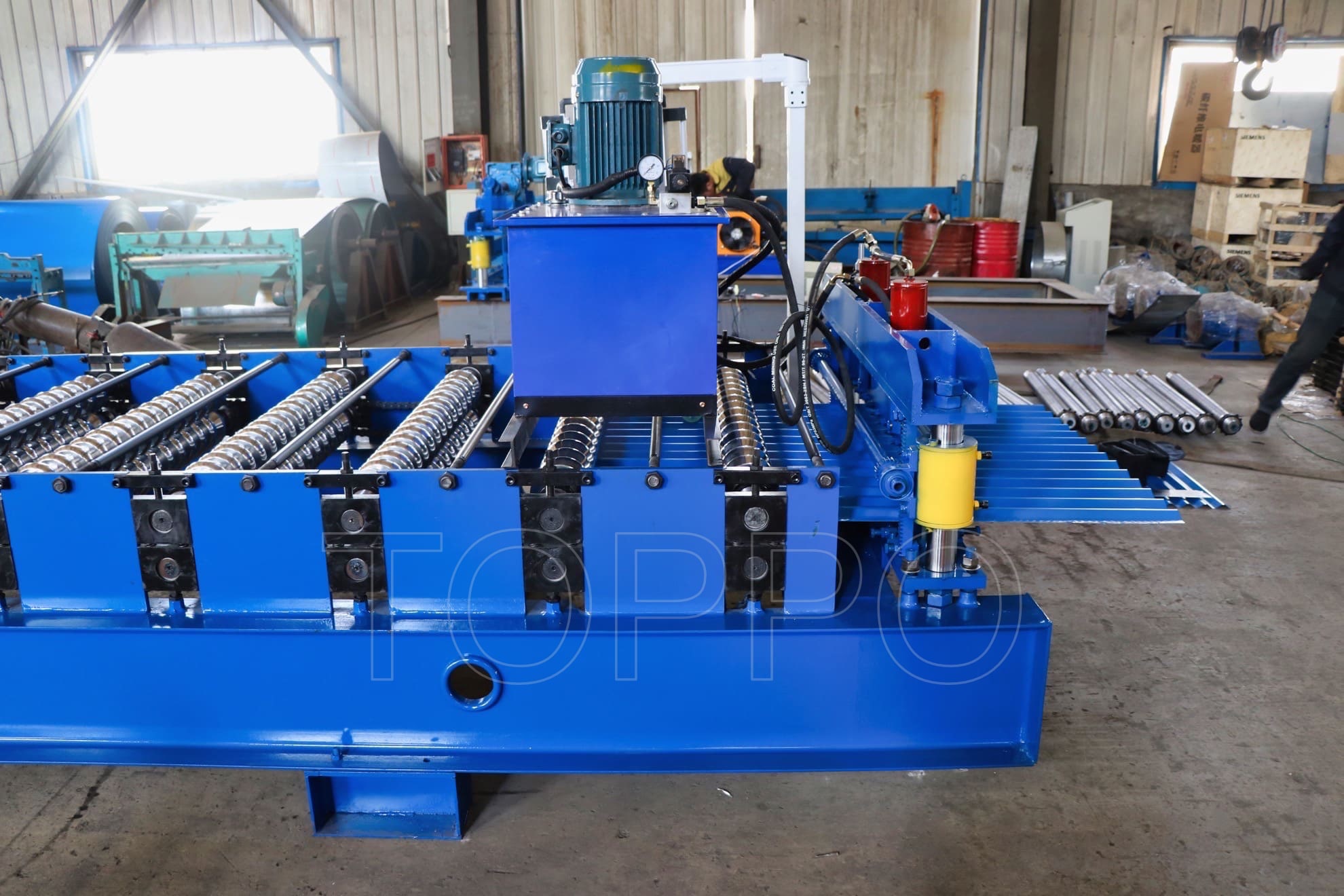 OEM ODM AG Roofing Panel Roll Forming Machine