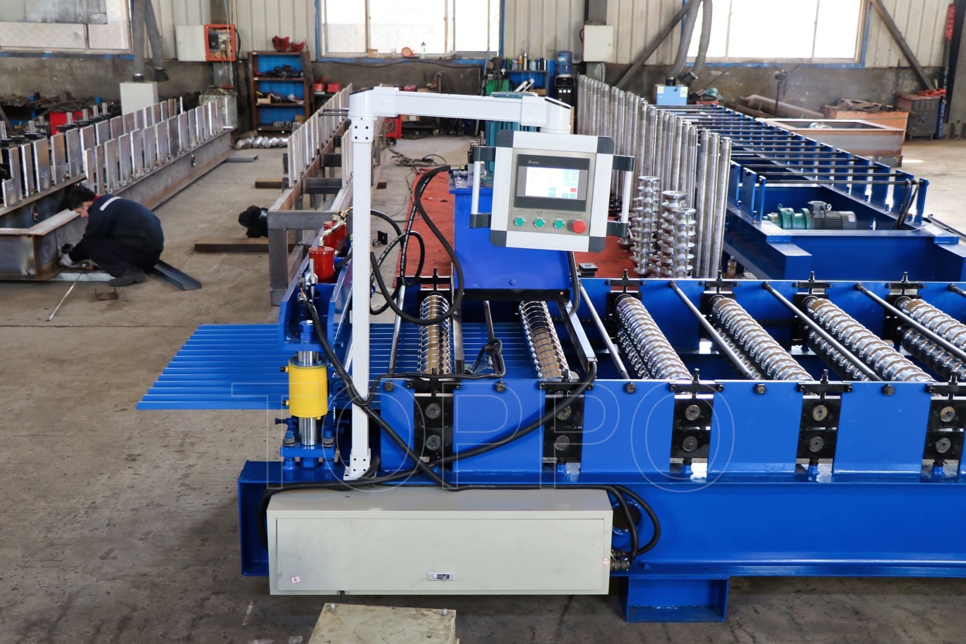 OEM ODM AG Roofing Panel Roll Forming Machine