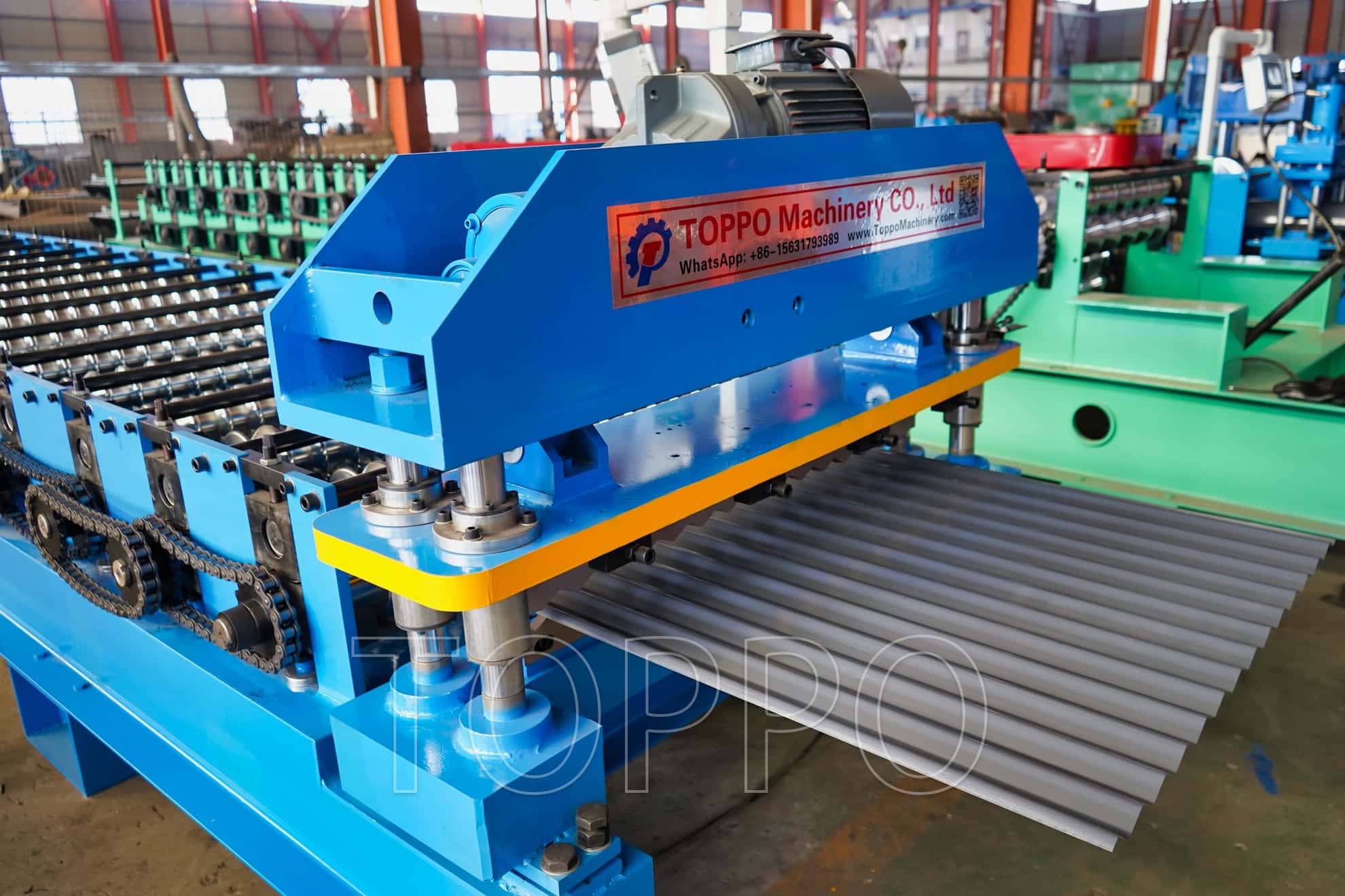 OEM ODM AG Roofing Panel Roll Forming Machine Automatic Corrugated Metal Sheet Production Line