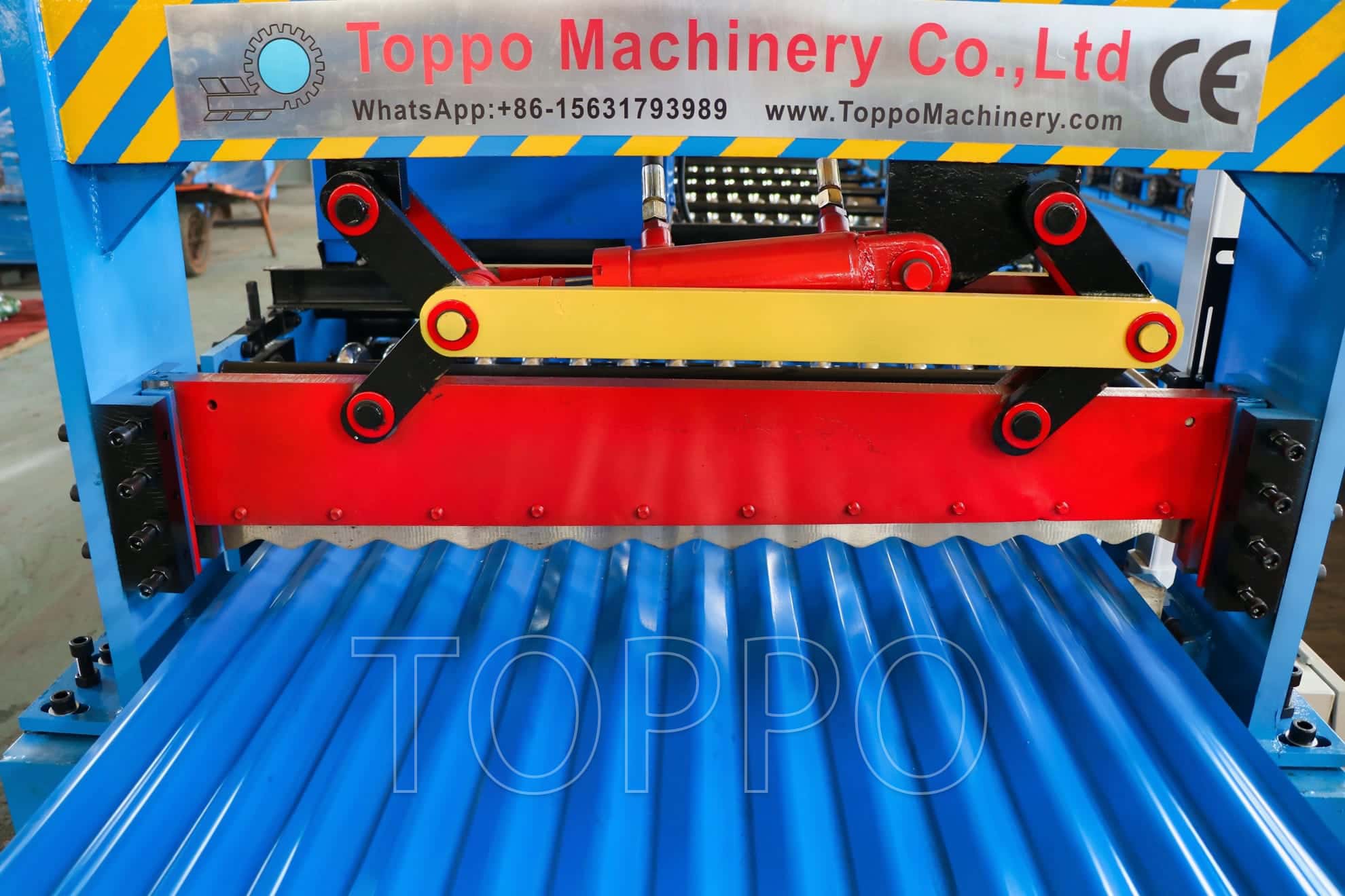 High-Efficiency Corrugated Roll Forming Machine with PLC Control