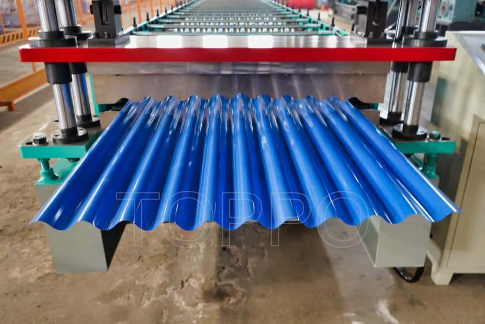 Automatic High Precision Corrugated Roll Forming Machine for Metal Roofing Sheets