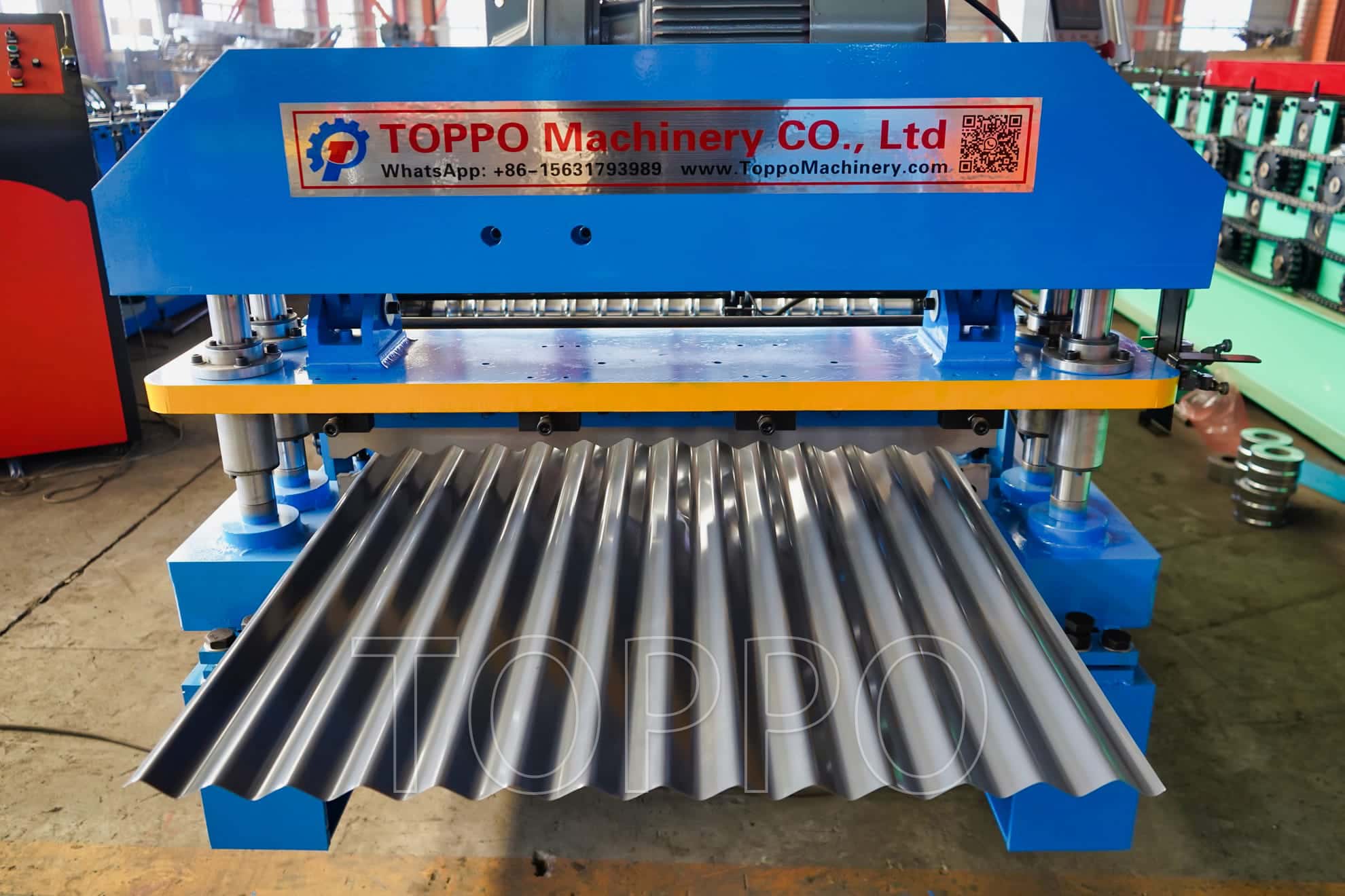 Fully Automatic Corrugated Roll Forming Machine with Hydraulic Cutting System