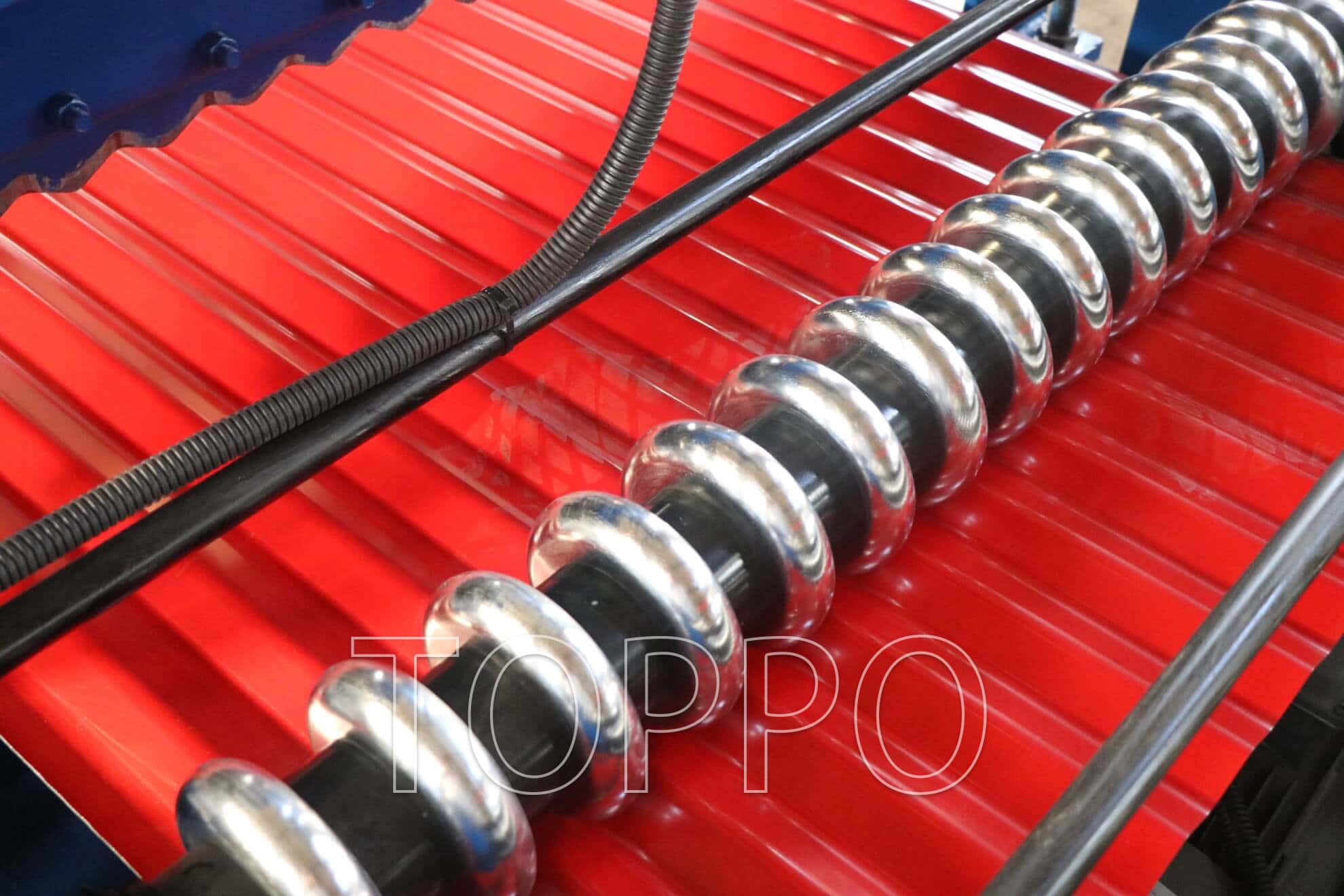 OEM ODM AG Roofing Panel Roll Forming Machine Fully Automatic Metal Sheet Line