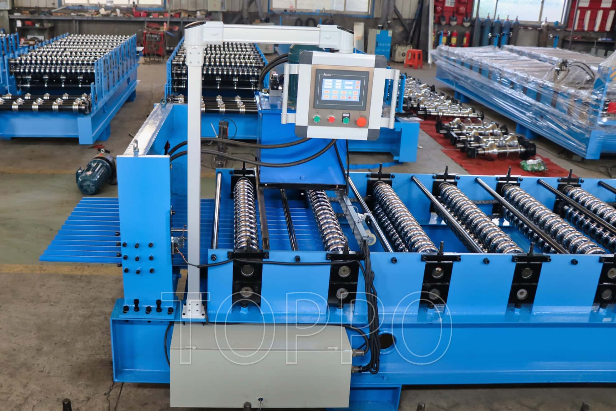 OEM ODM AG Roofing Panel Roll Forming Machine Automatic High-Speed Metal Roof Sheet Line
