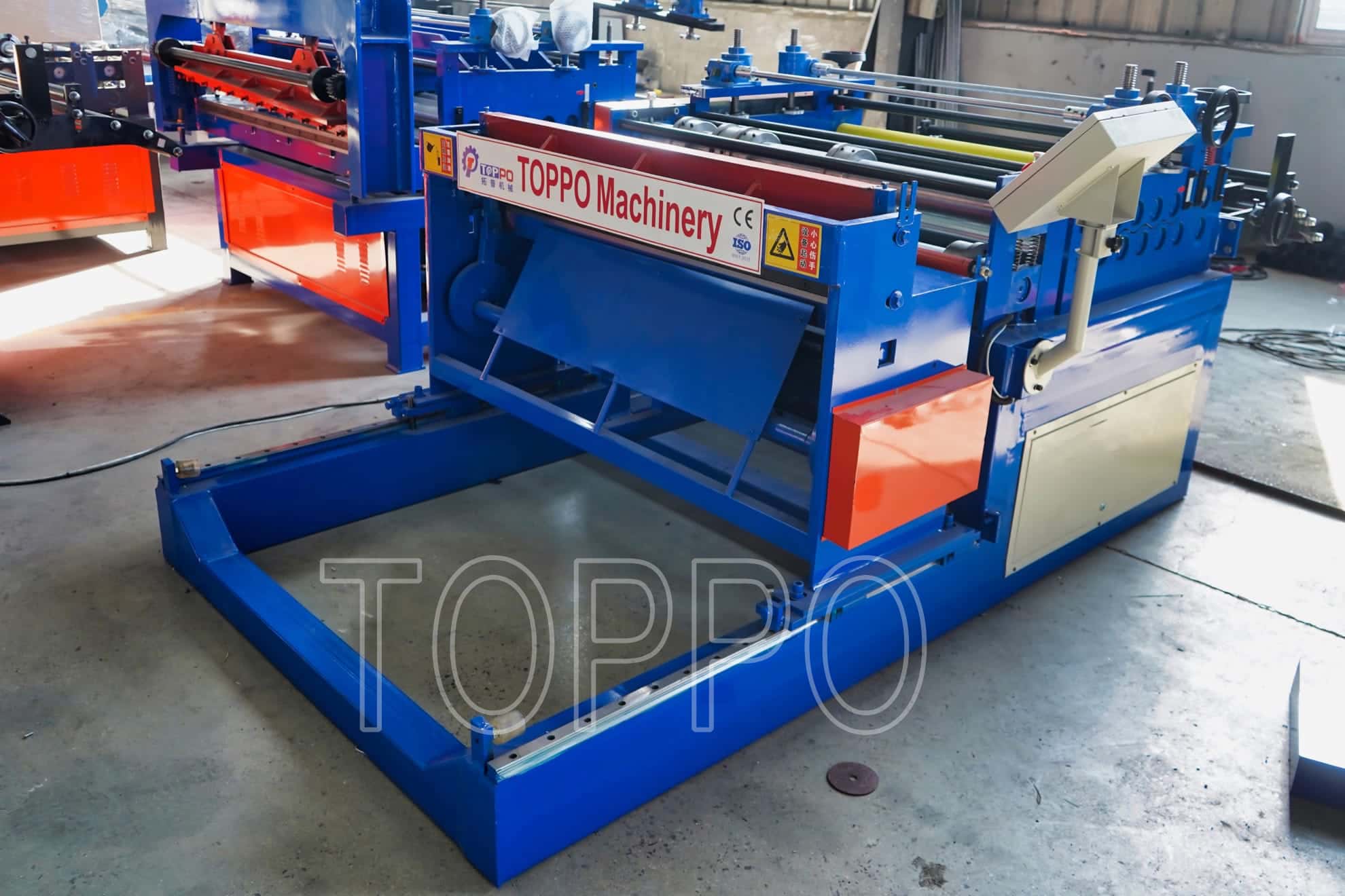 Hydraulic Leveling and Slitting Cut to Length Machine with PLC Control