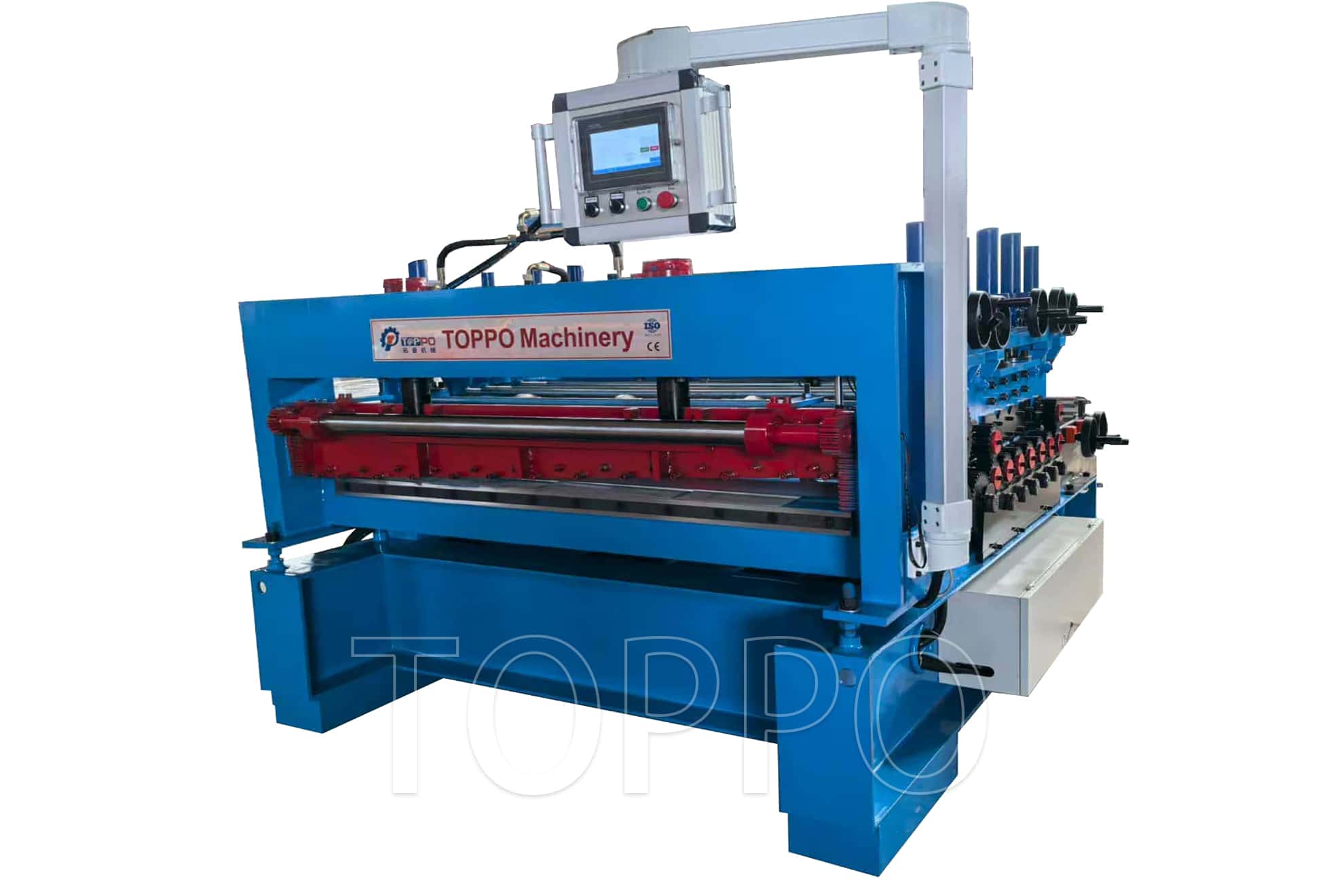 Cut to Length and Slitting Line Machine with Precision Rail Guide