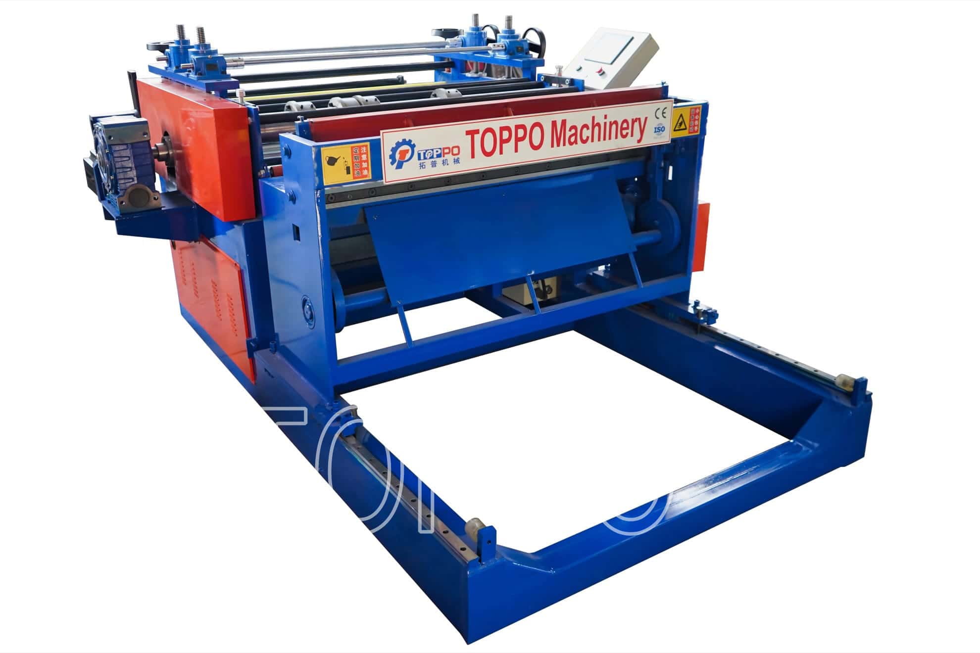 Hydraulic Leveling and Slitting Cut to Length Machine with PLC Control