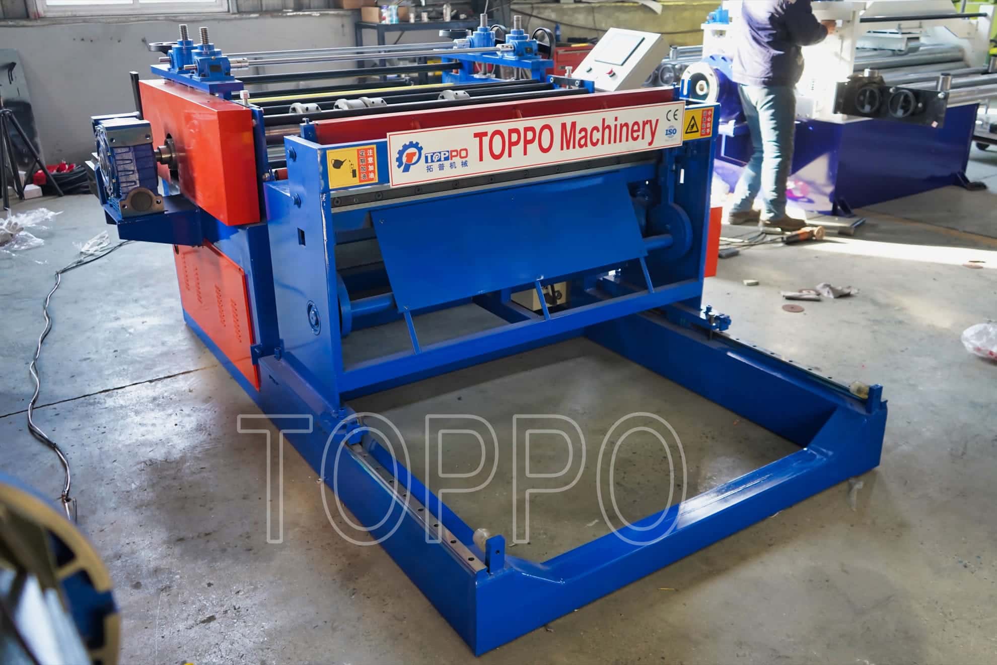 Hydraulic Leveling and Slitting Cut to Length Machine with PLC Control