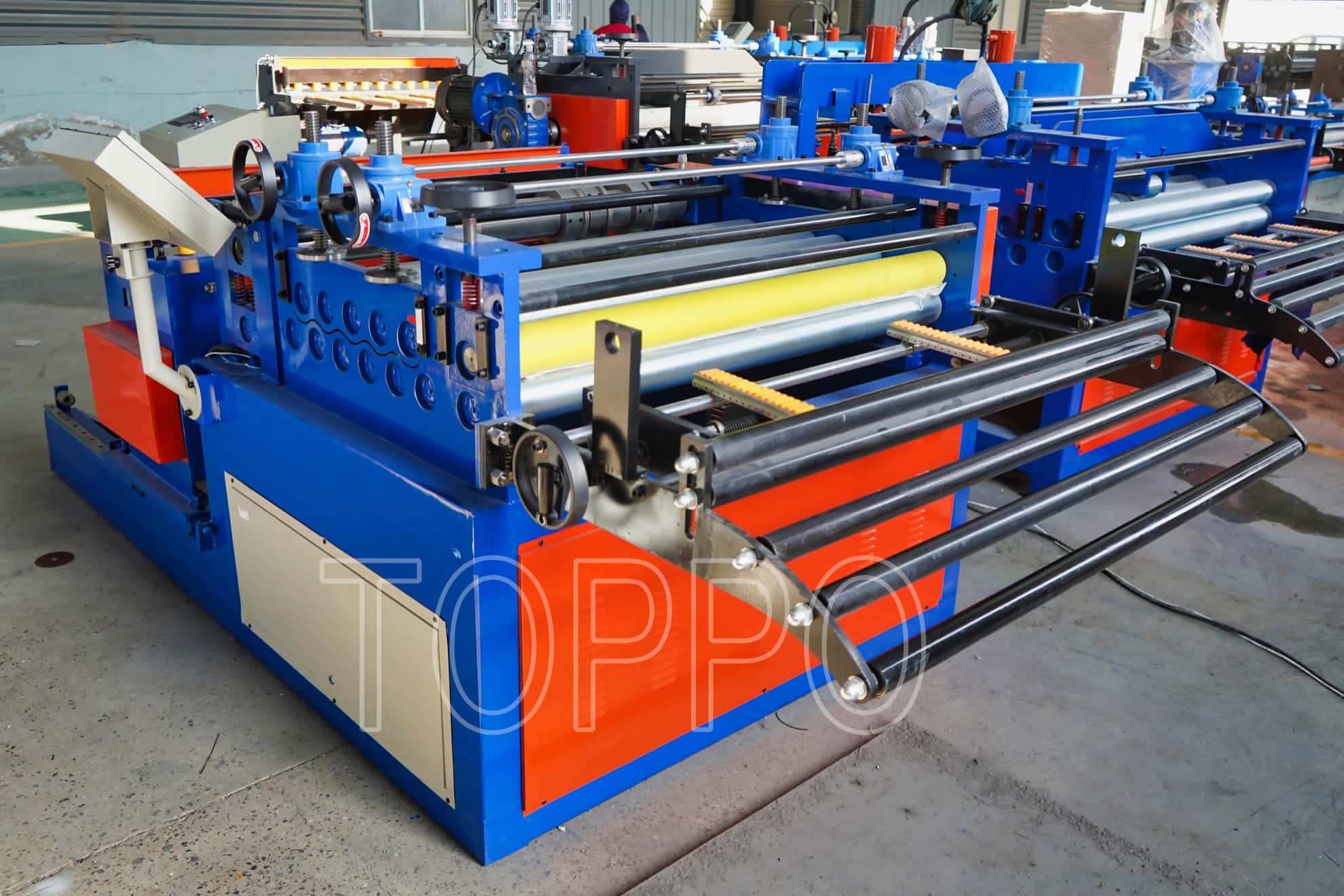 Hydraulic Leveling and Slitting Cut to Length Machine with PLC Control