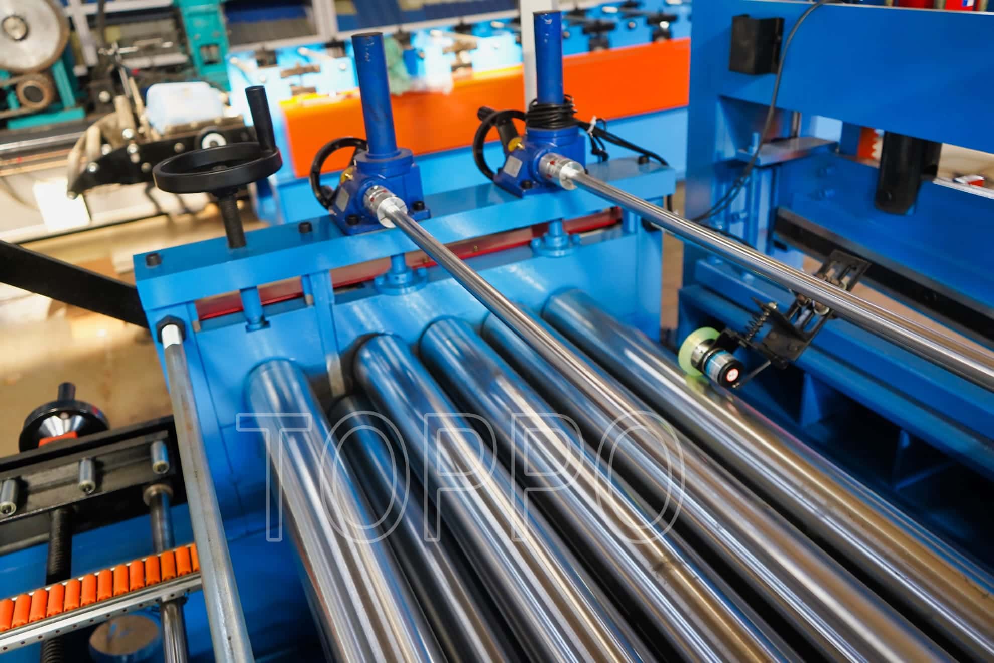 Compact Cut to Length Roll Forming Machine with Touchscreen Control