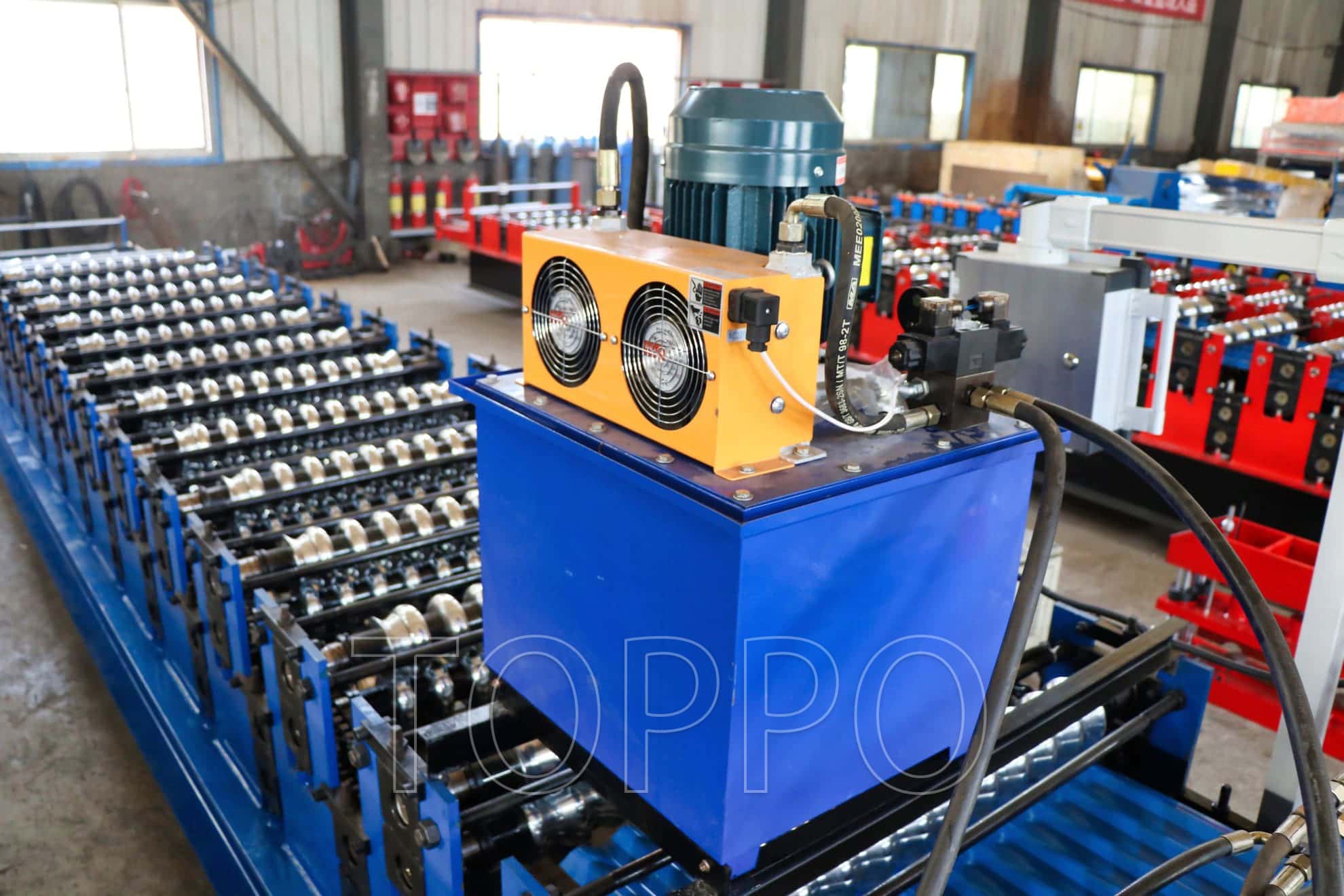 Electric Shear Double Layer Roll Forming Machine for Metal Roofing Sheets