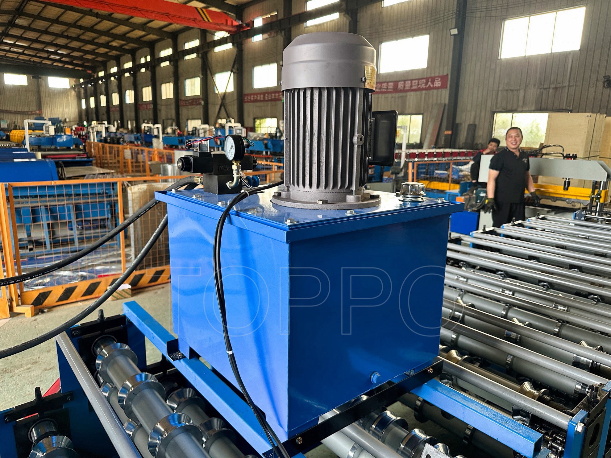 Compact Double Layer Roll Forming Machine