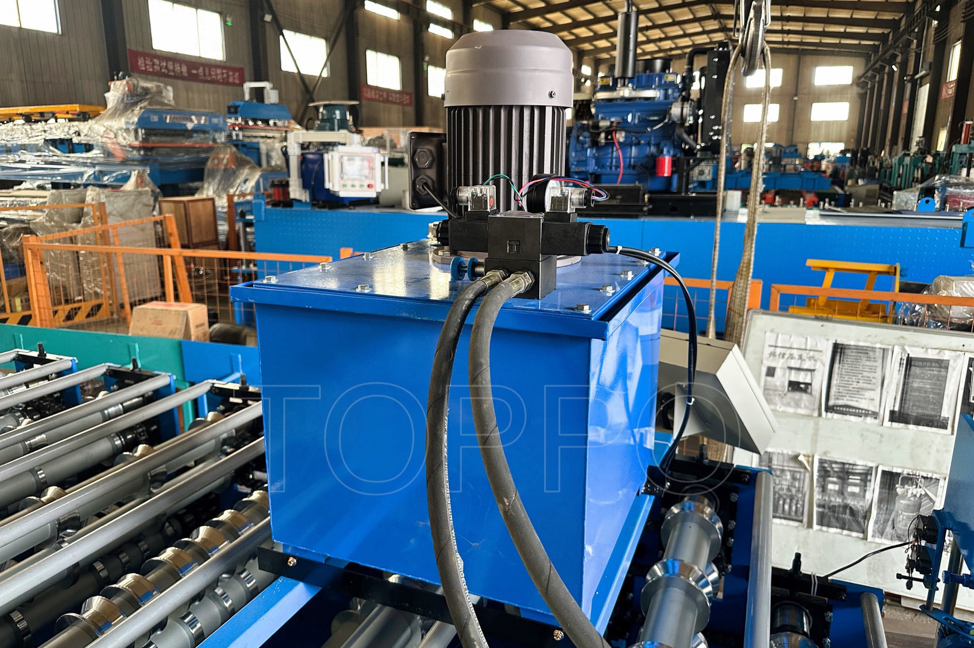 Compact Double Layer Roll Forming Machine