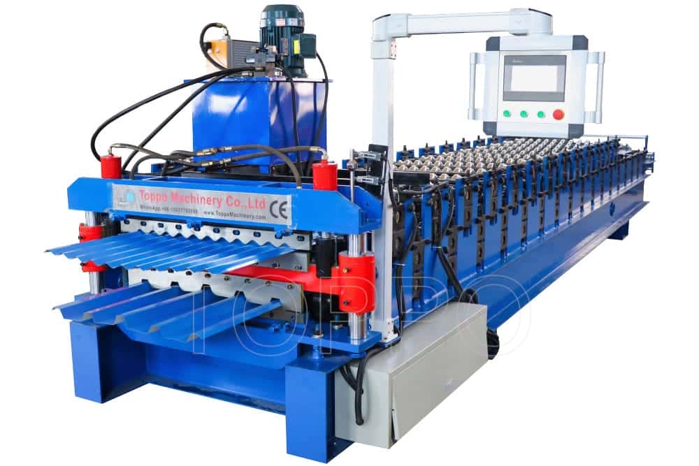 Electric Shear Double Layer Roll Forming Machine for Metal Roofing Sheets