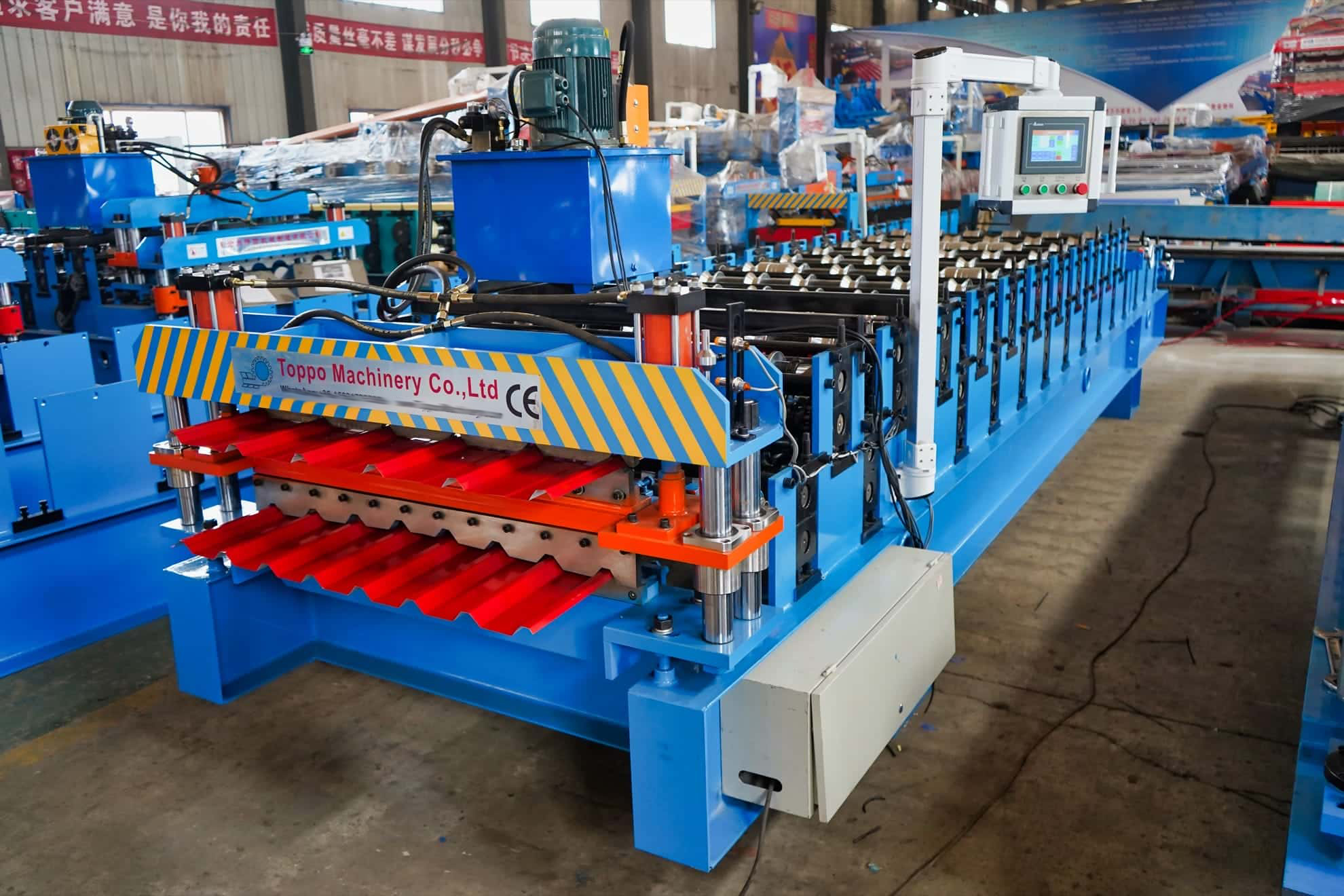 IBR Glazed Tile & Curving Double Layer Roll Forming Machine