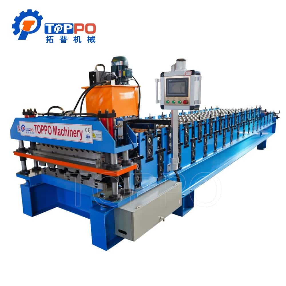 High Speed Automatic Metal Roofing Panel Roll Forming Machine Line