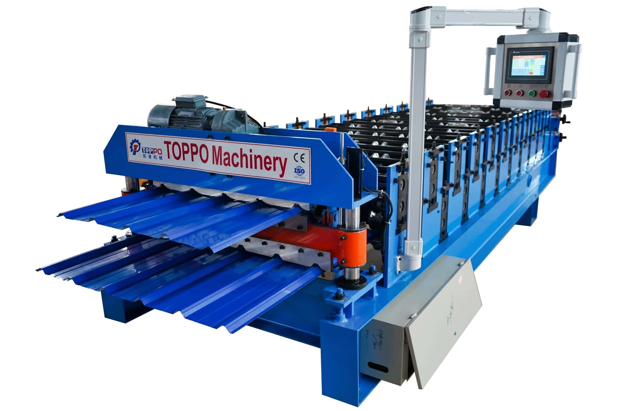 High Efficiency Double Layer Metal Roofing Sheet Roll Forming Machine Line