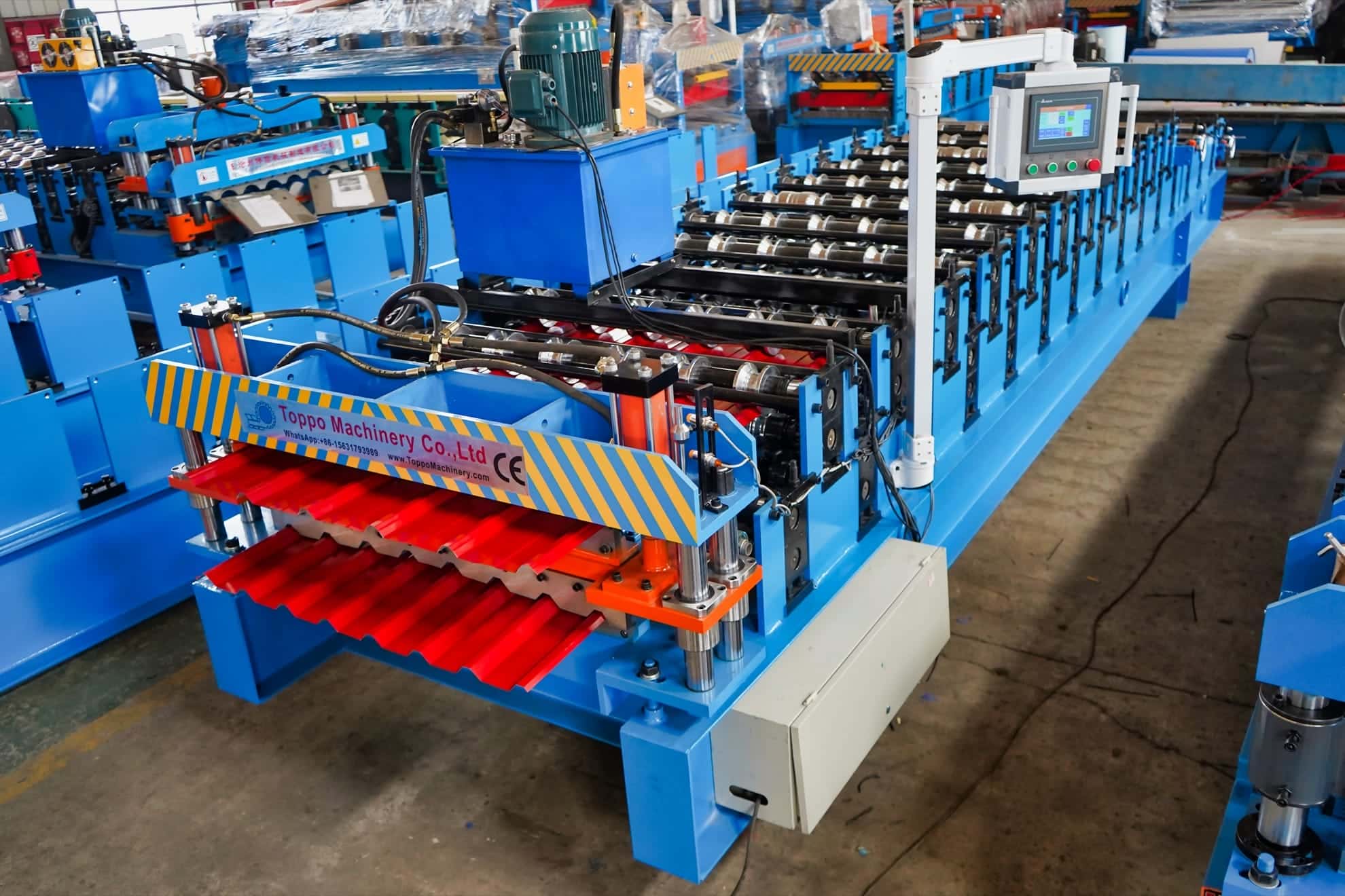 IBR Glazed Tile & Curving Double Layer Roll Forming Machine