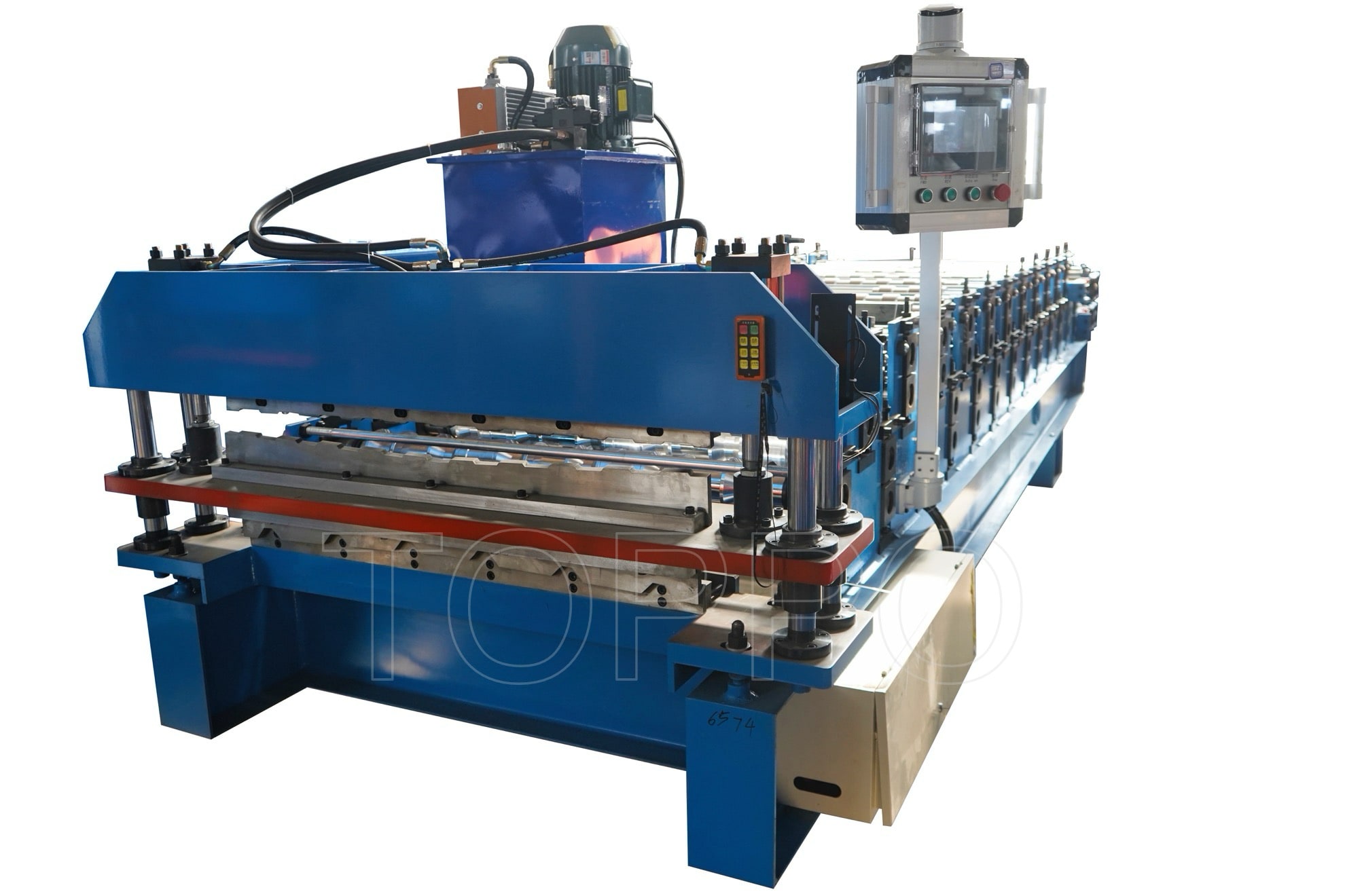 Curving Glazed Tile & IBR Double Layer Roll Forming Machine