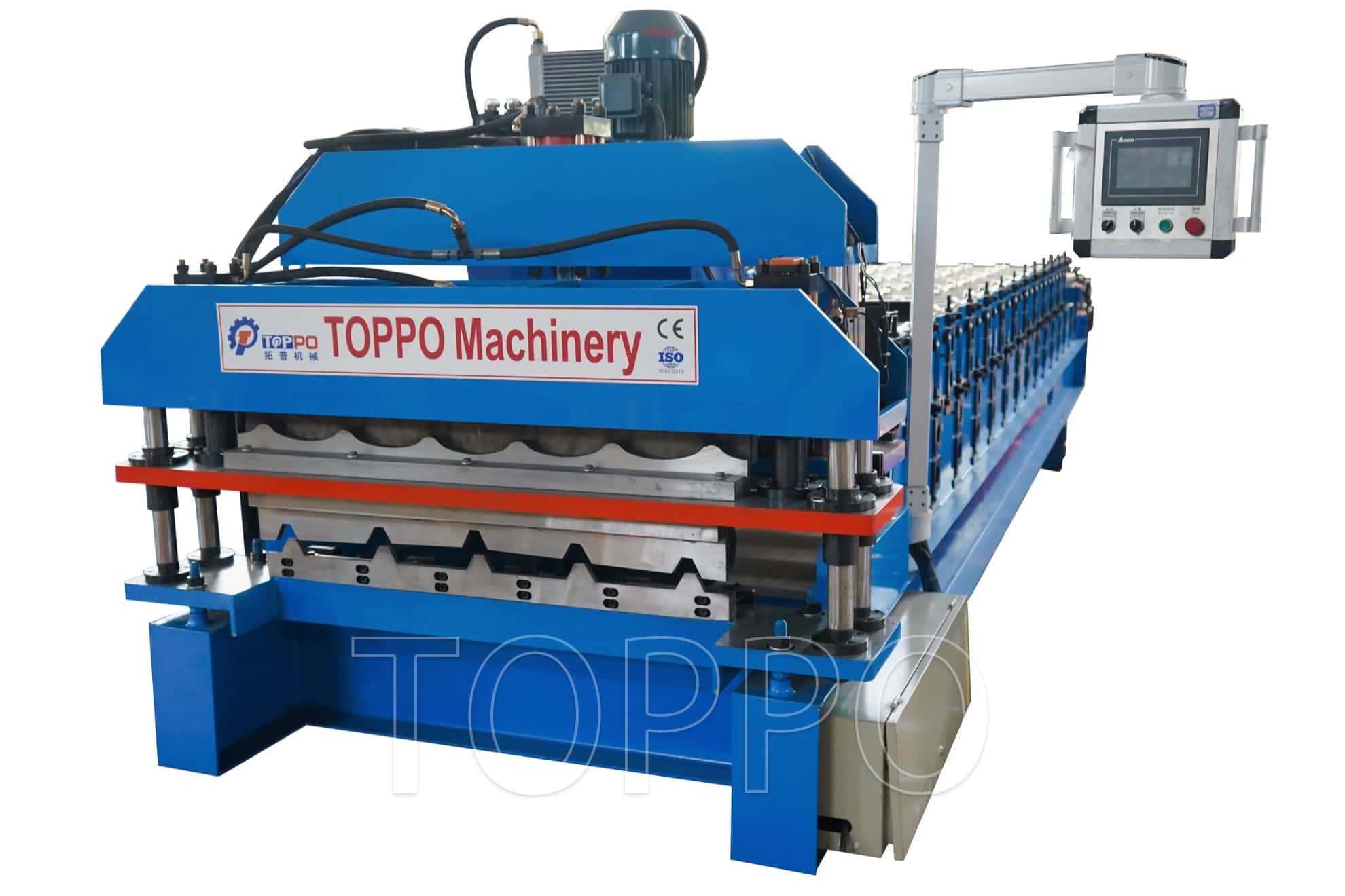 Double Glazed Bamboo Tile Double Layer Roll Forming Machine